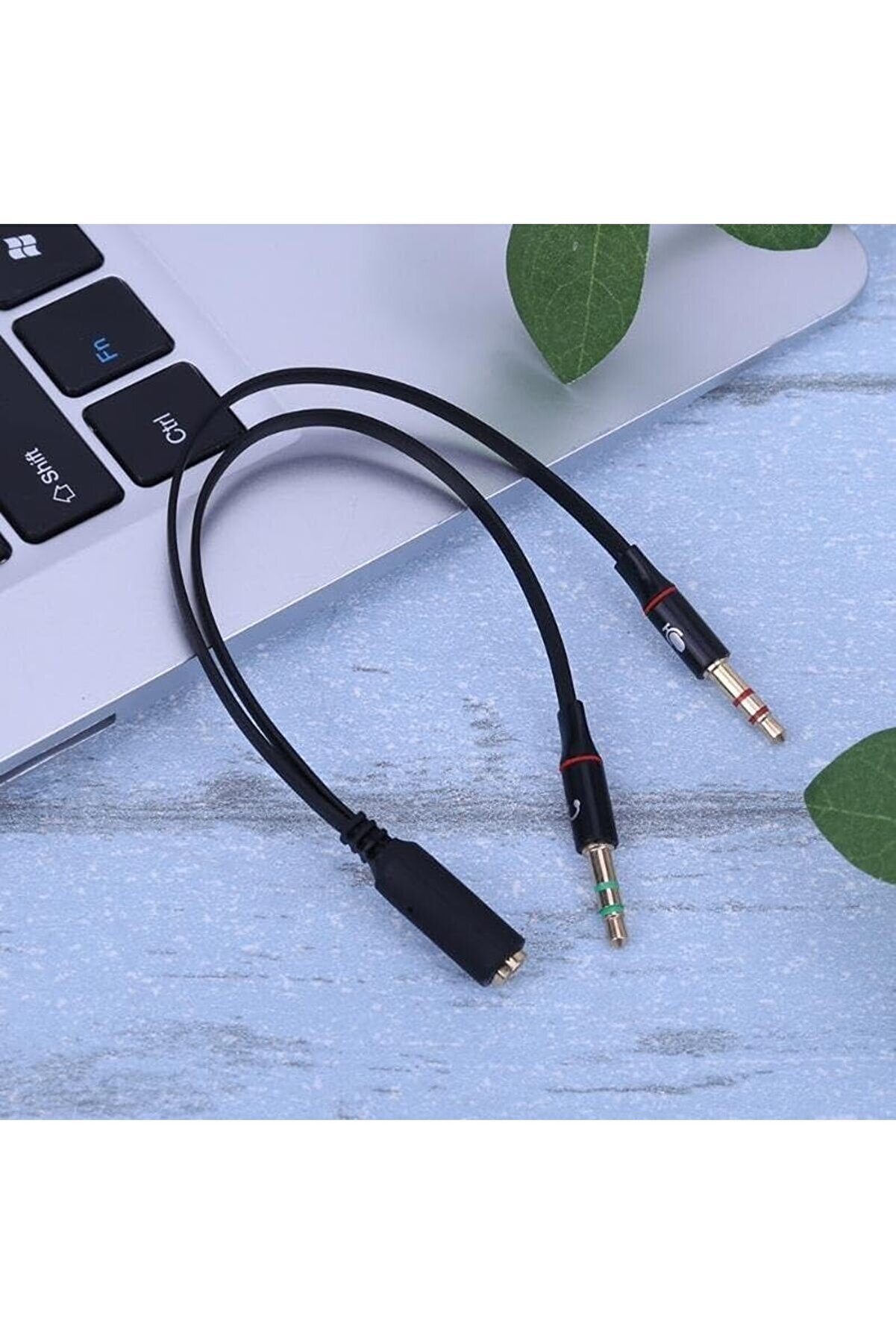 Ynsshopi̇ng Mi̇krofon Çevi̇ri̇ci̇ Ayırıcı Swi̇tch Spli̇tter 3.5Mm Newtrrendi̇ng 1178227