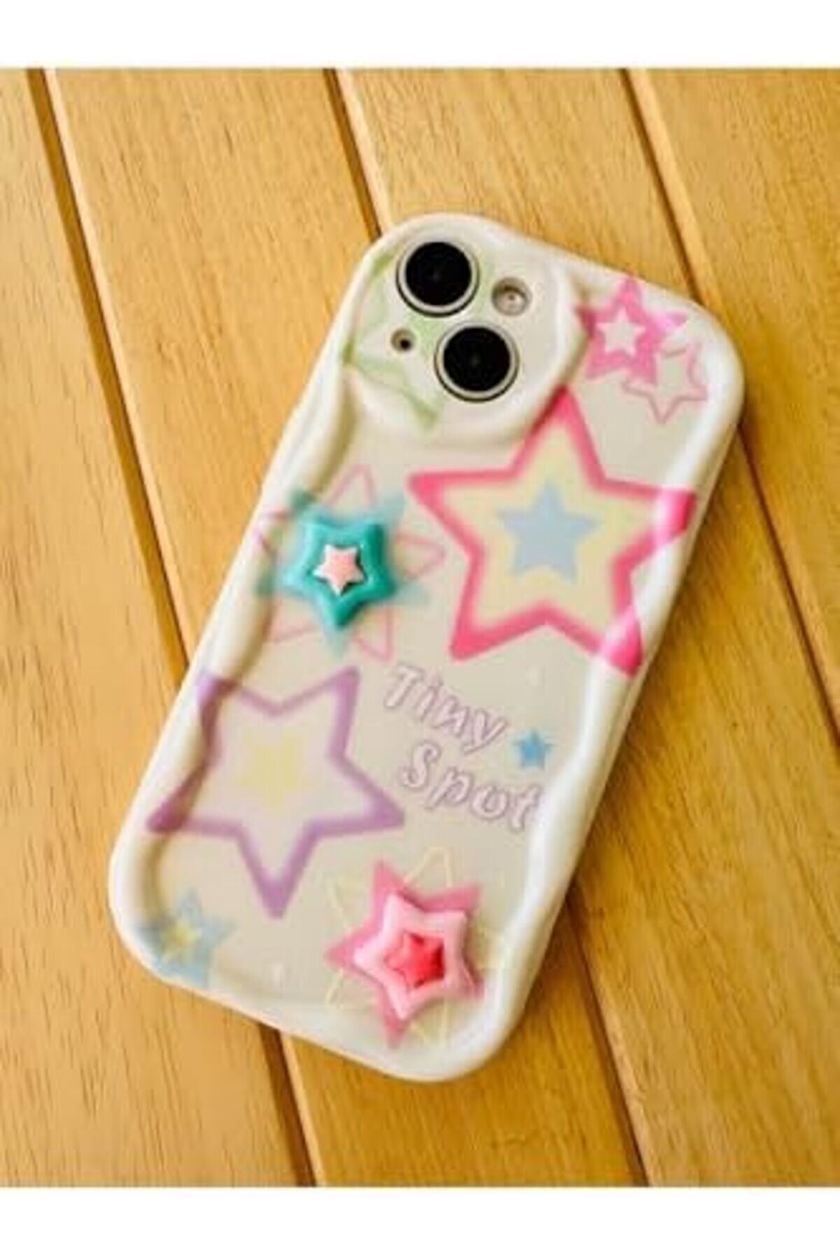 Aclyashop Aksesuar 14 Ve 15 İle Uyumlu Kamera Korumalı 3D Oyuncak Tasarımlı Si̇li̇kon Kılıf 1058548