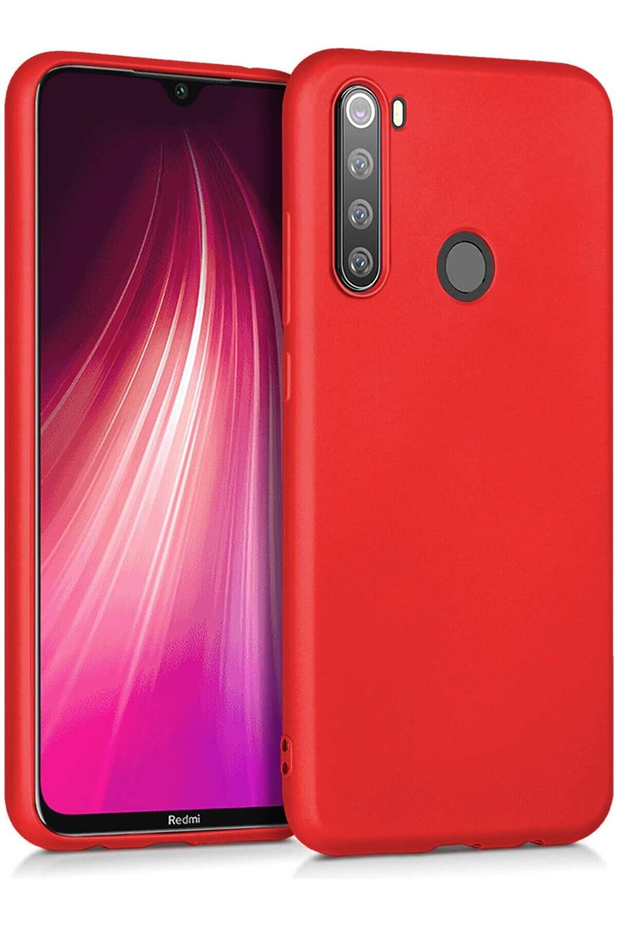 STOREMAX lvnshop Silicone 8T için Kılıf Kırmızı [ 8T ile Uyumlu Kılıf - Kırmızı] 224120