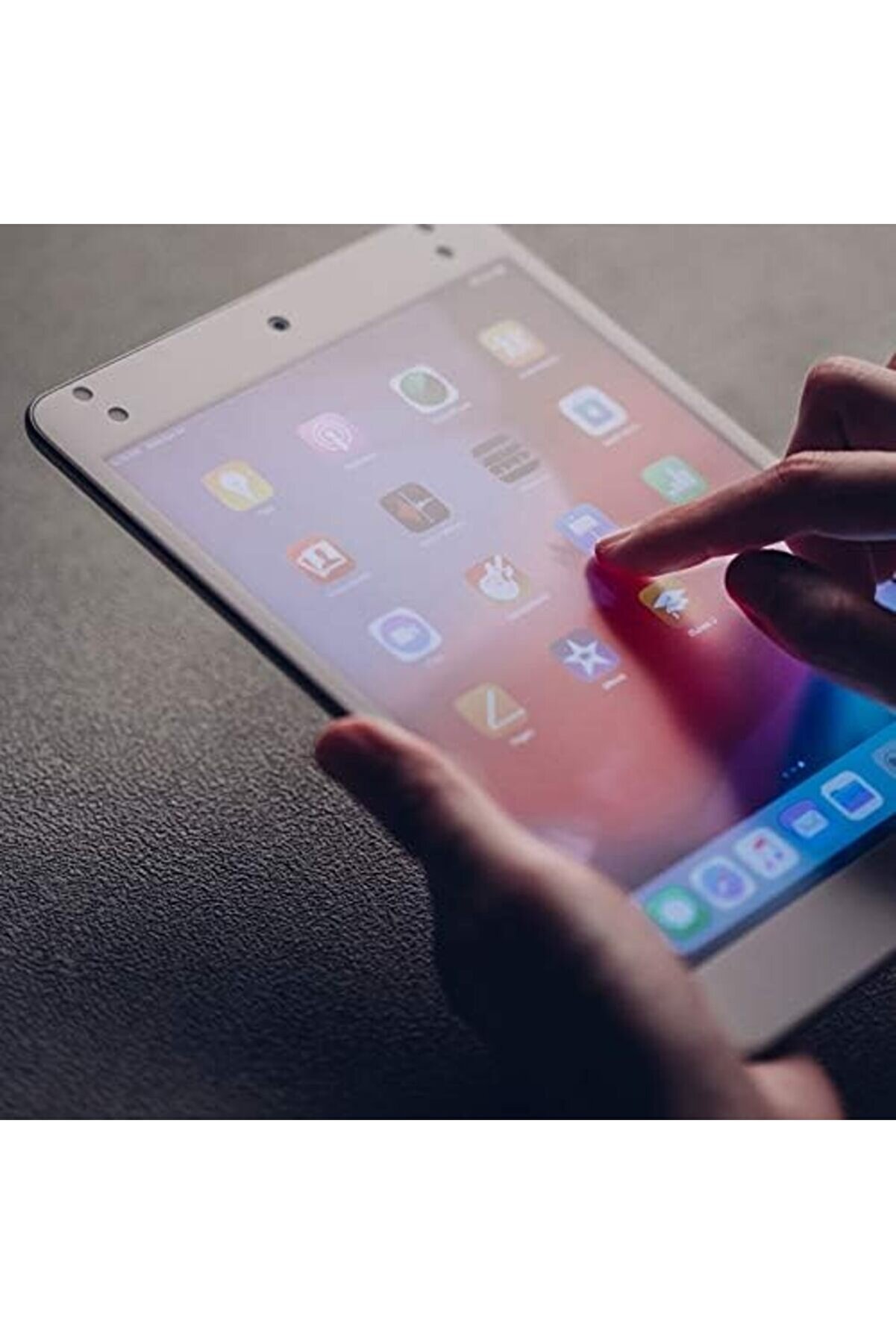 Lvnshop İpad 2 & 3 & 4 Tam Kaplayan Temperli̇ Cam Ekran Beyaz 224120