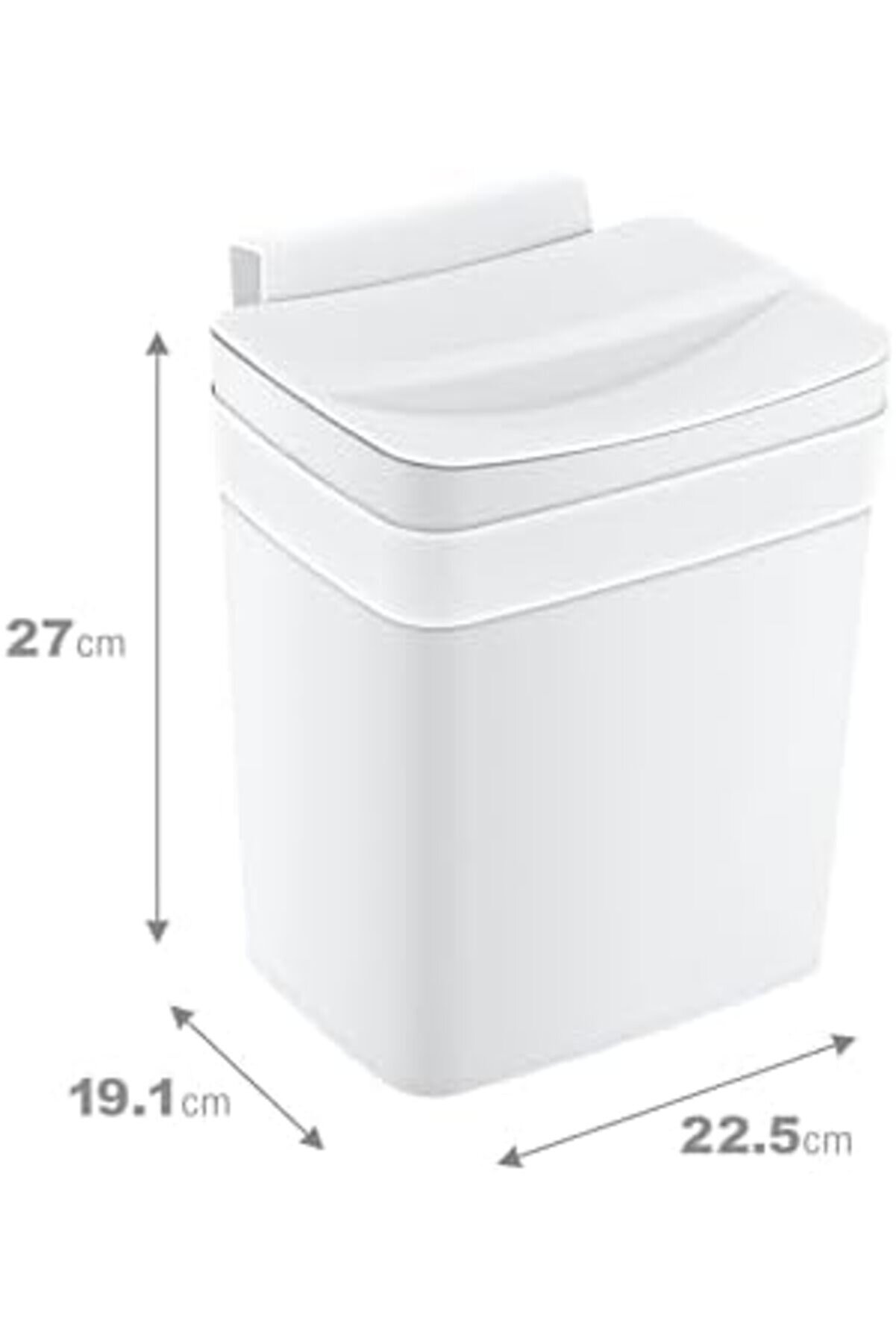 Li̇kesell Soft Askılı Çöp Kutusu 8,5 Lt Beyaz Shop 1154065