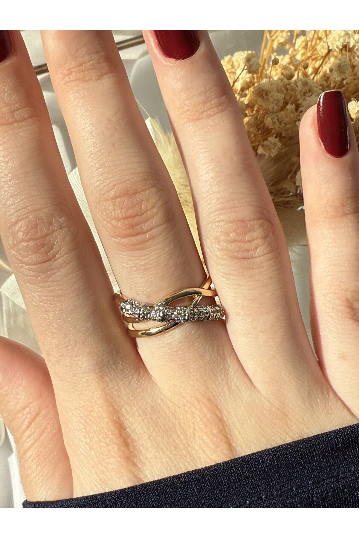 Ateli̇er Emi̇ne Çapraz Tasarım Yüzük