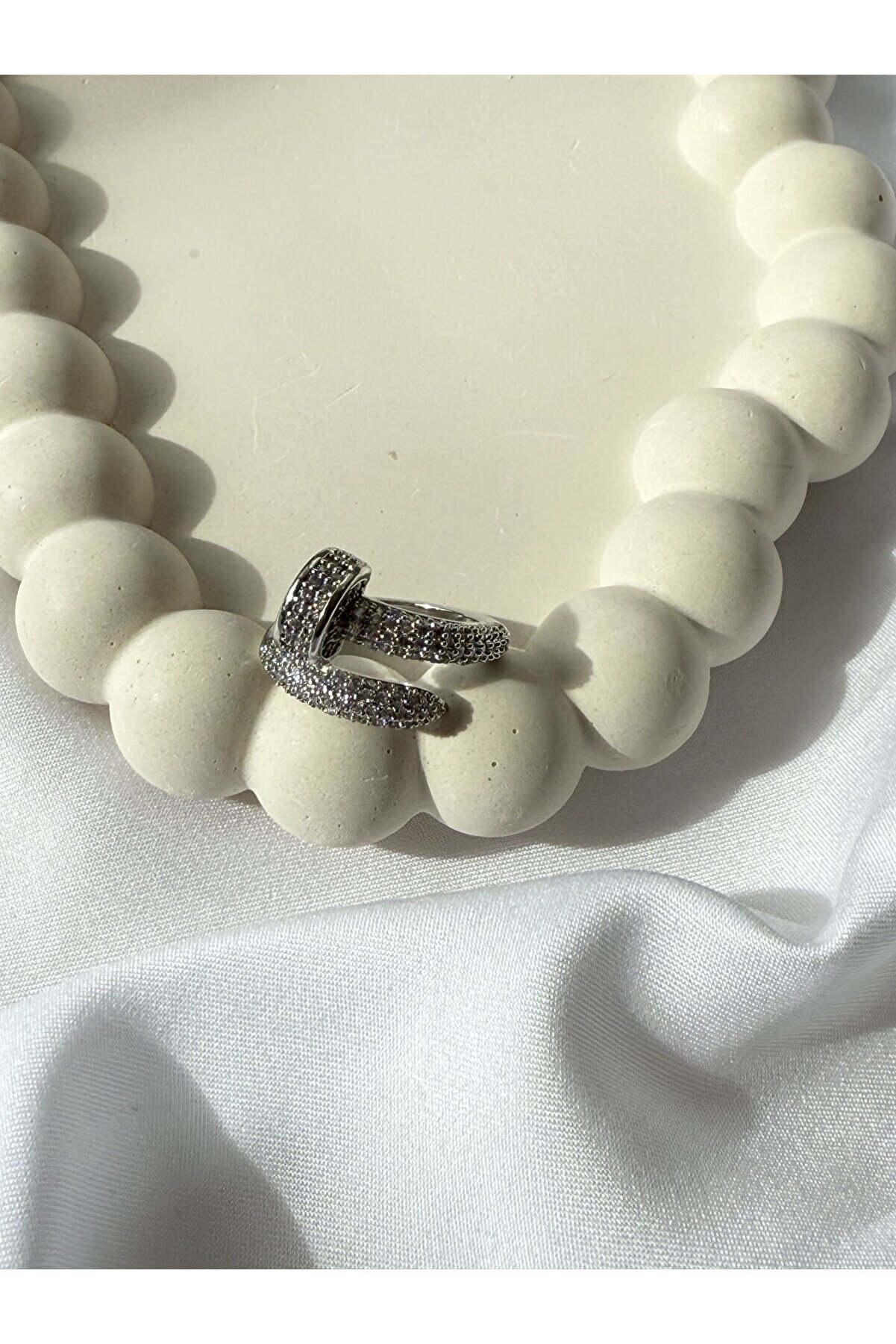 Ateli̇er Emi̇ne Si̇lver Çi̇vi̇ Model Yüzük