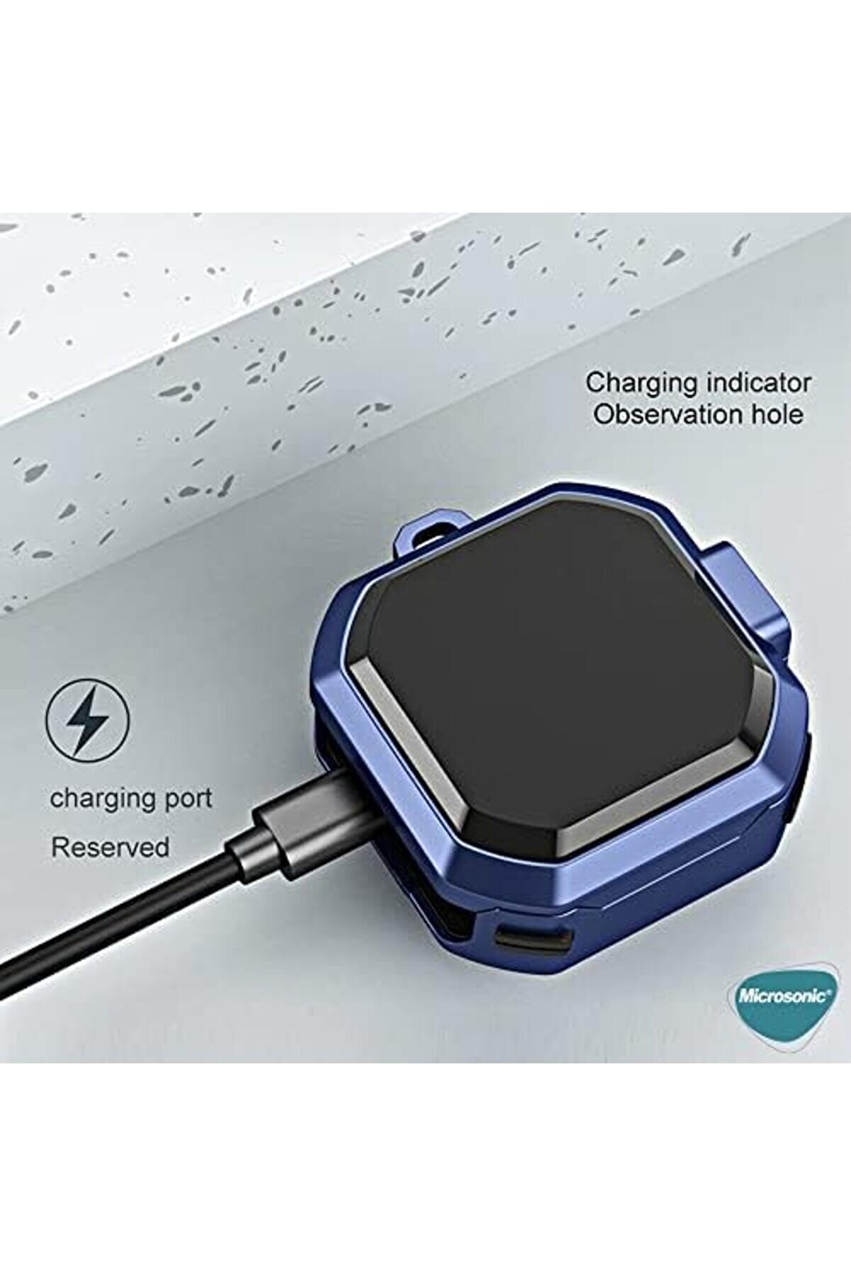 Lvnshop Buds 2 İçi̇n Kılıf Darbeye Dayanıklı Sert + Askılık Si̇yah [Buds 2 İle Uyumlu Kılıf - Si̇yah]