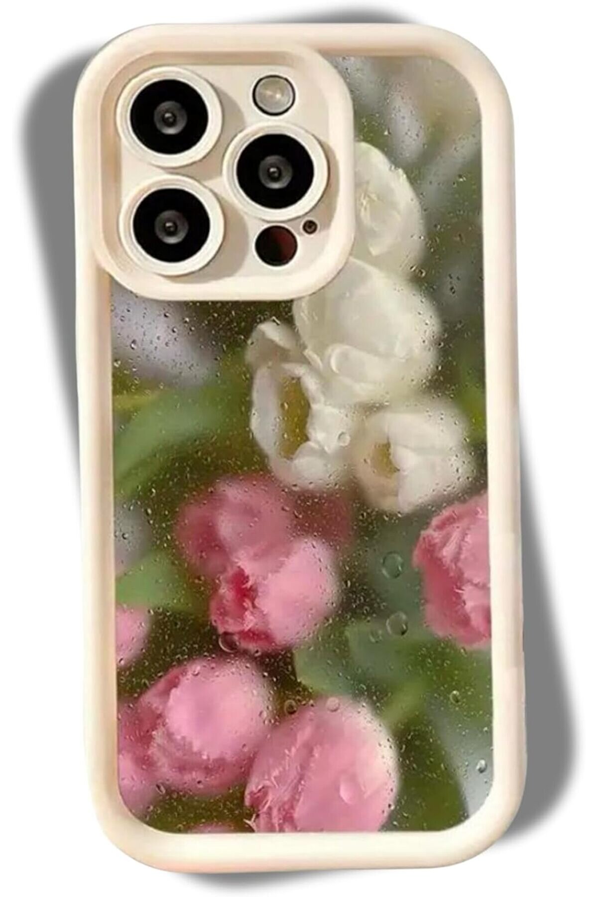 STOREMAX lvnshop 13 ve 13 Pro Yağlıboya Çiçek Desenli Telefon Kılıfı – Şık ve Dayanıklı Tasarım (13 petals)