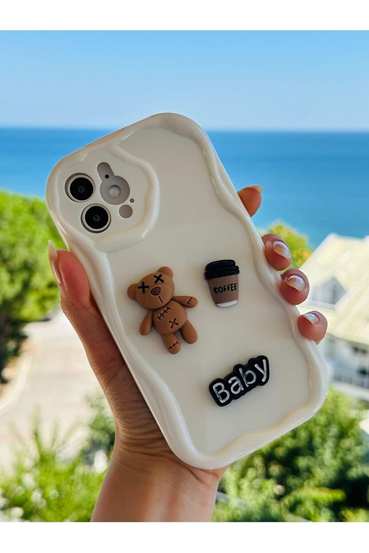 STOREMAX Aksesuar 12 ve 12 Pro ile Uyumlu &Ouml;zel Tasarım 3d Oyuncak Tasarımlı Esnek Silikon Kılıf gol