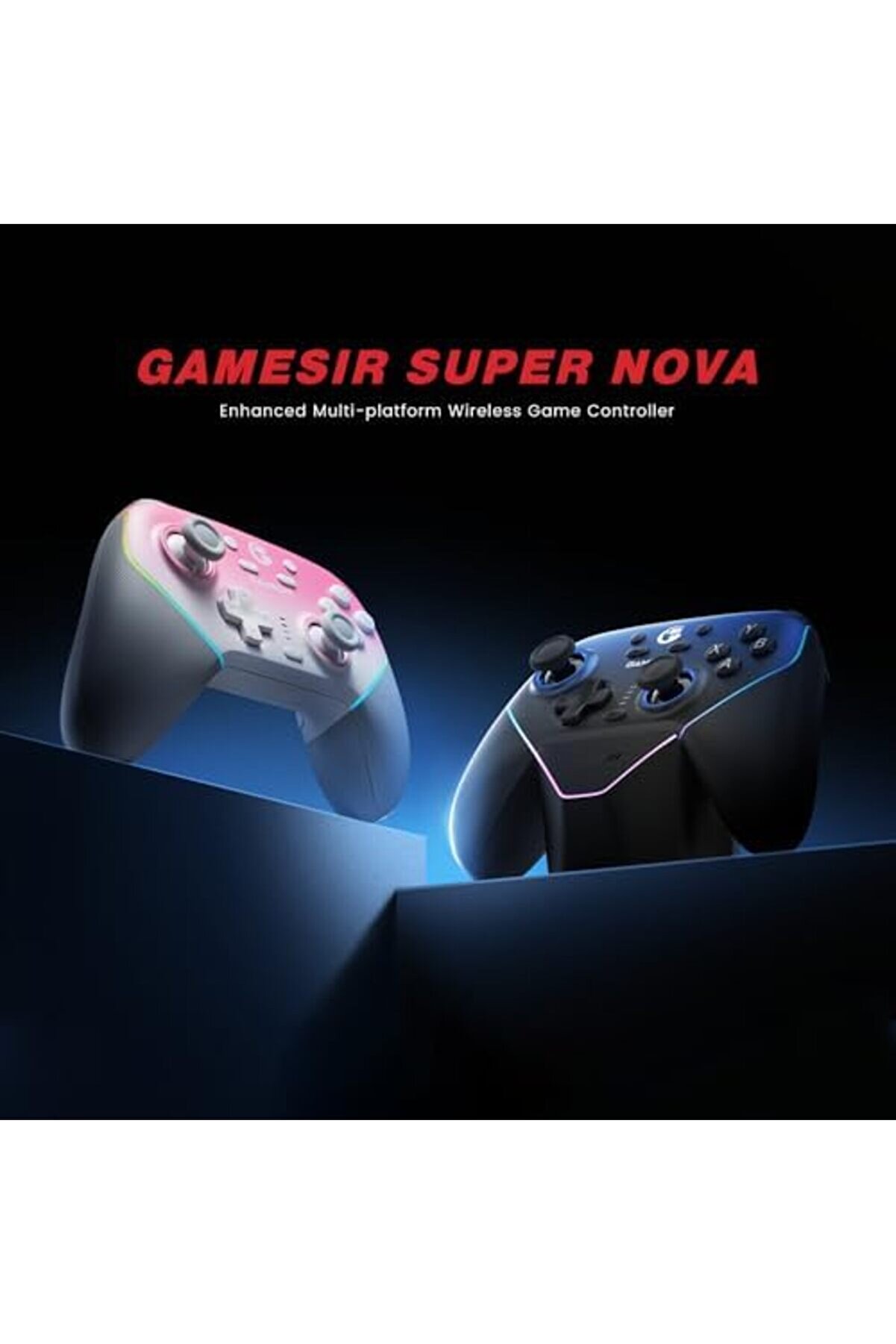Aclyashop Super Gami̇ng Controller For Pc/Swi̇tch/İos/, Hall Effect Sti̇ck & Tri̇gger, Rubberi̇zed Gri̇ps,