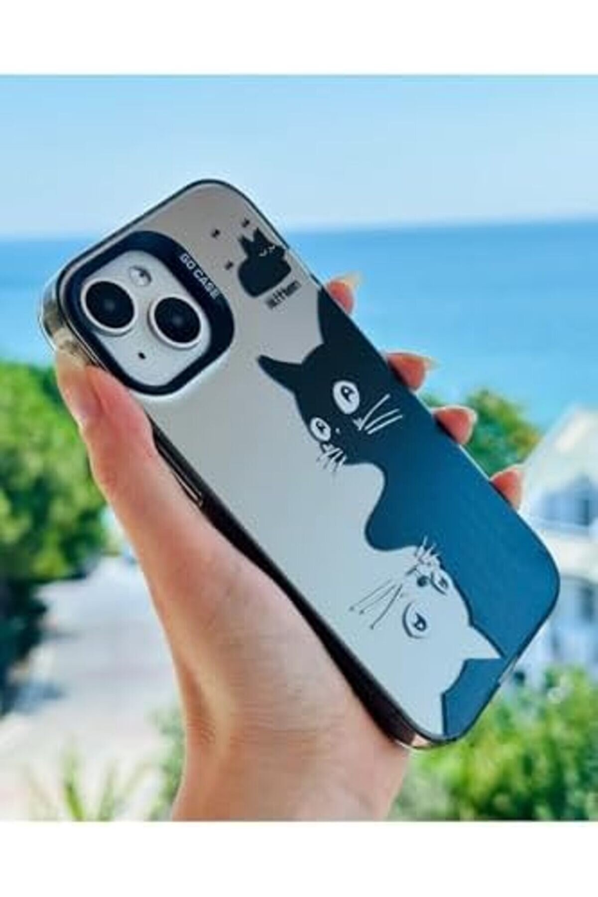 Lvnshop Aksesuar 13-14 Ve 15 İle Uyumlu Parmak İzi̇ Bırakmaz Baskı Desenli̇ Metali̇k Electro Si̇li̇kon Kı