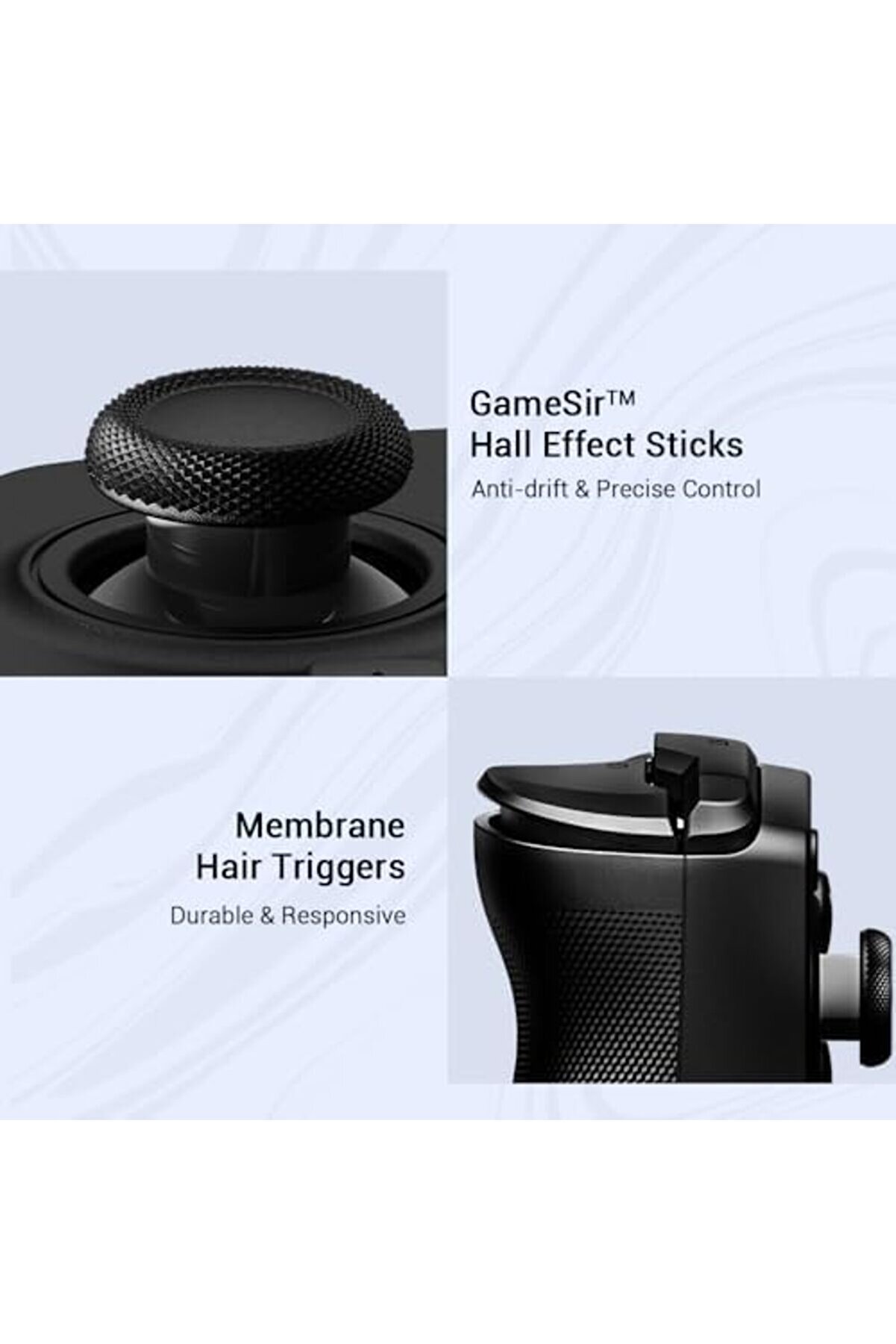 Lvnshop X5 Li̇te Type-C Mobi̇le Gami̇ng Controller For (Usb-C), & Harmonyos Phones,Li̇ghtwei̇ght, Hall Ef