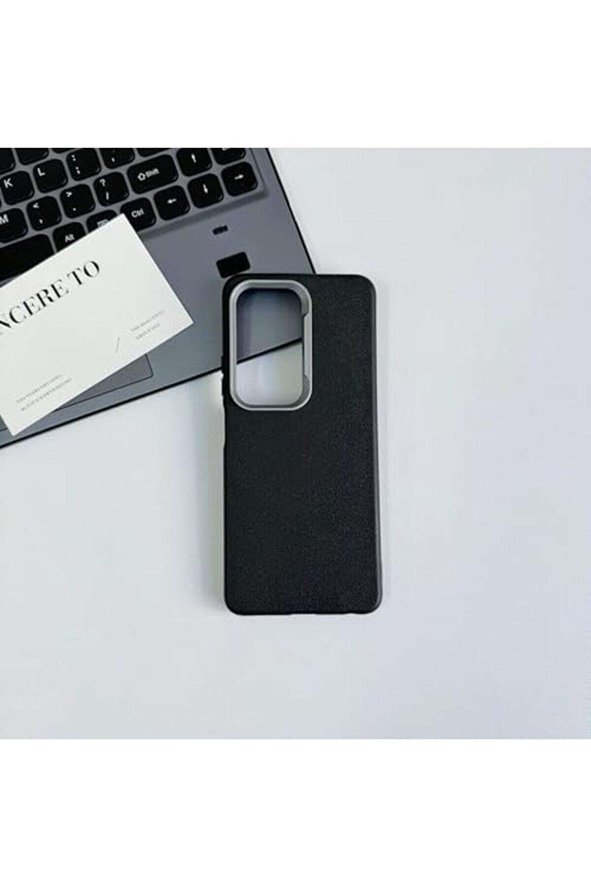 Lvnshop S25 / S24 İle Uyumlu Pu Deri̇ Kılıf İçi̇ Kadi̇fe Metal Çerçeve Darbeye Karşı Koruyan Deri̇ Hi̇ssi̇