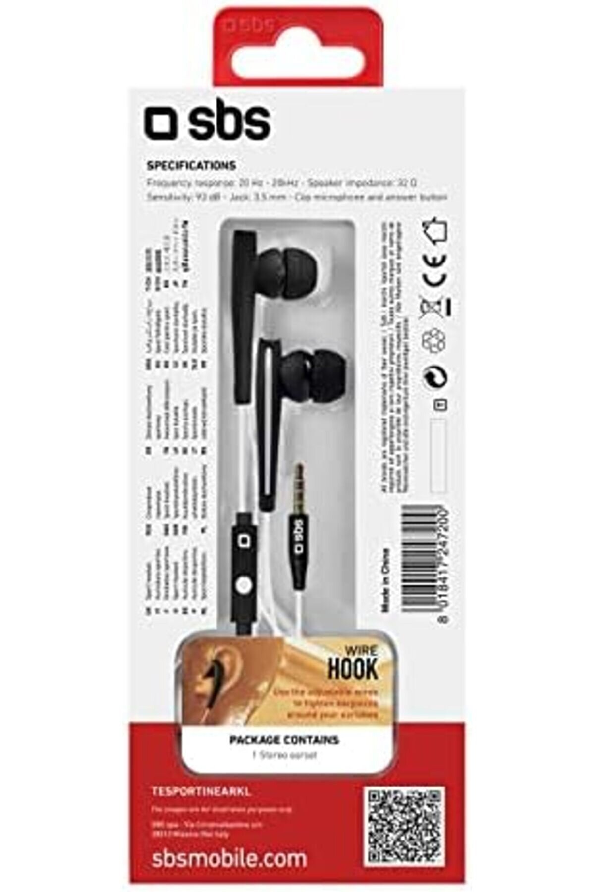 Lvnshop Ergonomi̇k Askılı Spor Kulak İçi̇ Kulaklık, Mi̇krofon, Cevap Düğmesi̇,,,,,,, İçi̇n Evrensel Jak K