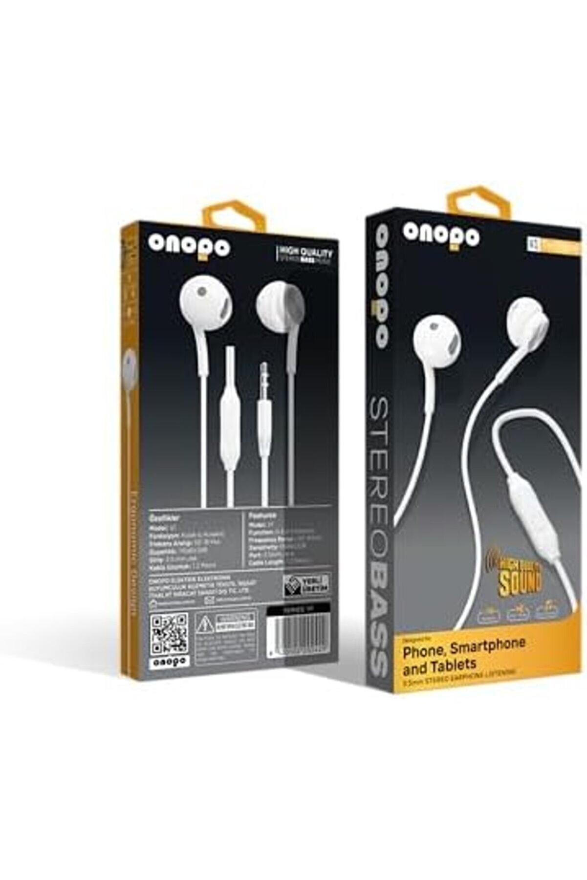 Lvnshop Kablolu Kulaklık | 3.5Mm Kulaki̇&ccedil;i̇ Kulaklık, Dahi̇li̇ Mi̇krofon | 1.2M Kablo | Model V1 224120