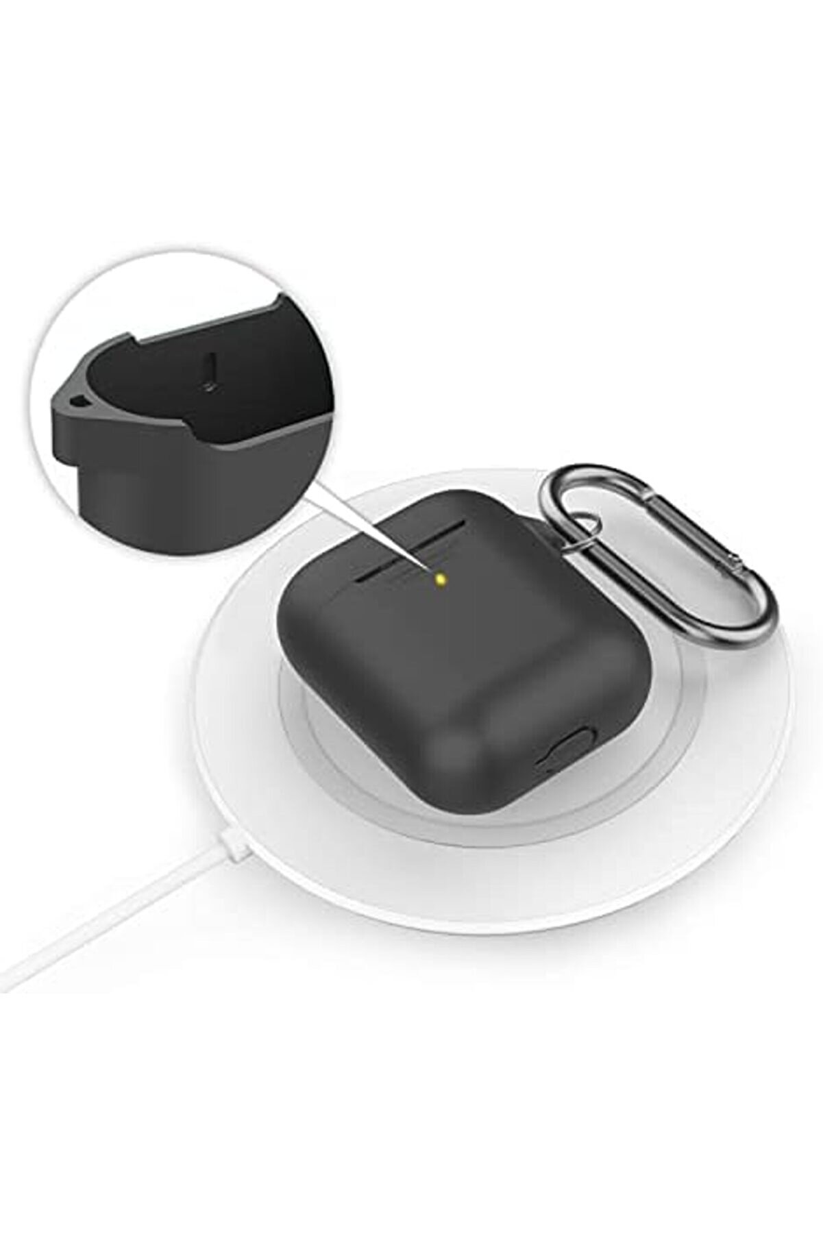 Goldtrack 1-2 Nesi̇l Uyumlu Si̇li̇kon Kılıf – Mat Yumuşak Dokulu, Darbeye Dayanıklı, Kemer Kli̇psli̇ Kara