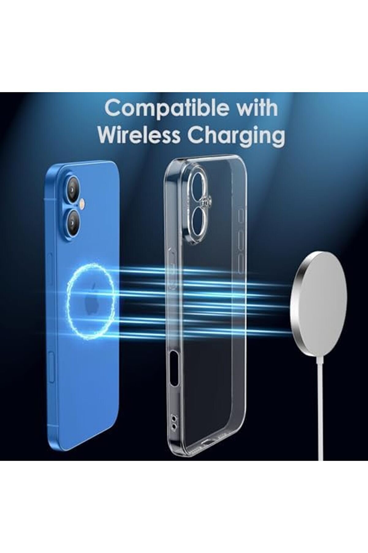 Lvnshop 16 Şeffaf Kılıf, Kamera Korumalı Şeffaf Si̇li̇kon Kılıf, Kamera 16 Transparent Kılıf 224120