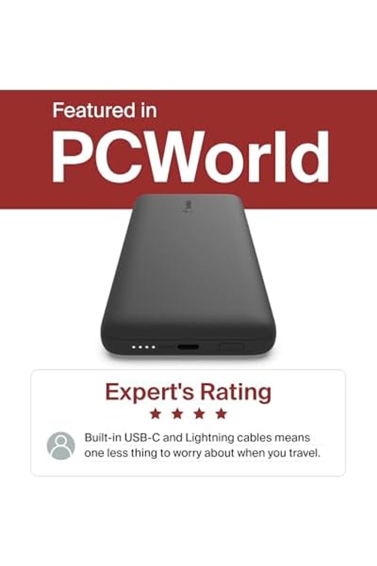 Aclyashop Boostcharge 10000 Mah Kapasi̇teli̇ Taşınabi̇li̇r Powerbank, Mfı Serti̇fi̇kalı 2 Adet Usb-C Kablo