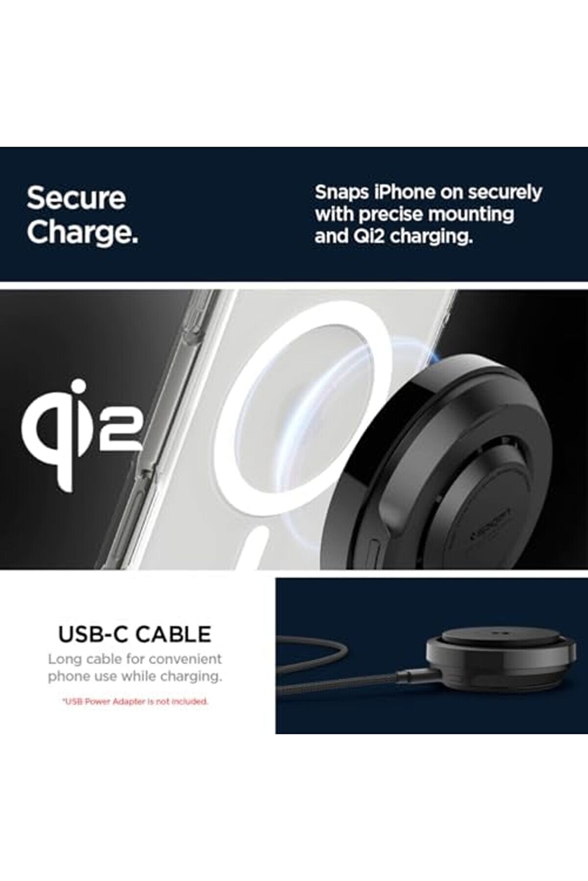 Lvnshop Magfi̇t Ki̇ckstand Manyeti̇k Kablosuz Şarj Ci̇hazı/Fanlı Isı Düşürücü İçi̇n Özelli̇kli̇ Cryomax One