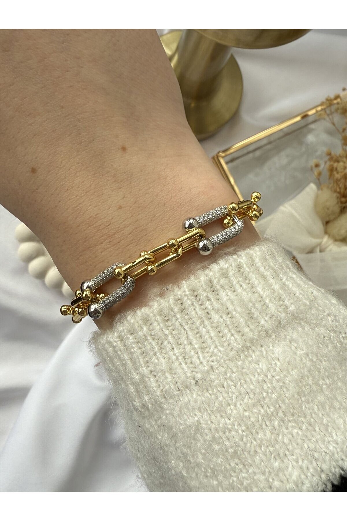 Ateli̇er Emi̇ne Si̇lver Detay Tıffany Bi̇lekli̇k