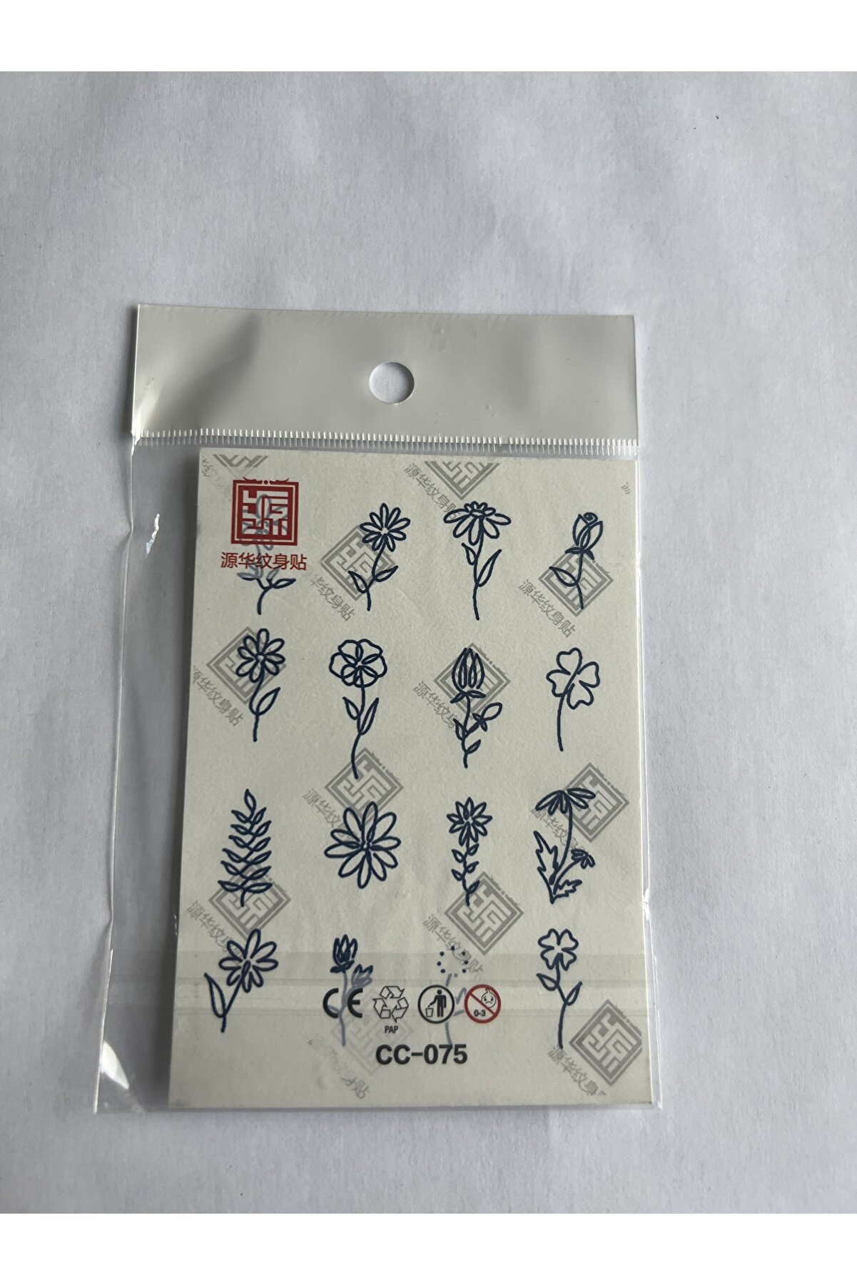 Ai̇rbrush Tattoo Parmak D&ouml;vmeleri̇ Model4 11X8 Cm Yarı Kalıcı Ge&ccedil;i̇ci̇ D&ouml;vme Yapıştırma D&ouml;vme