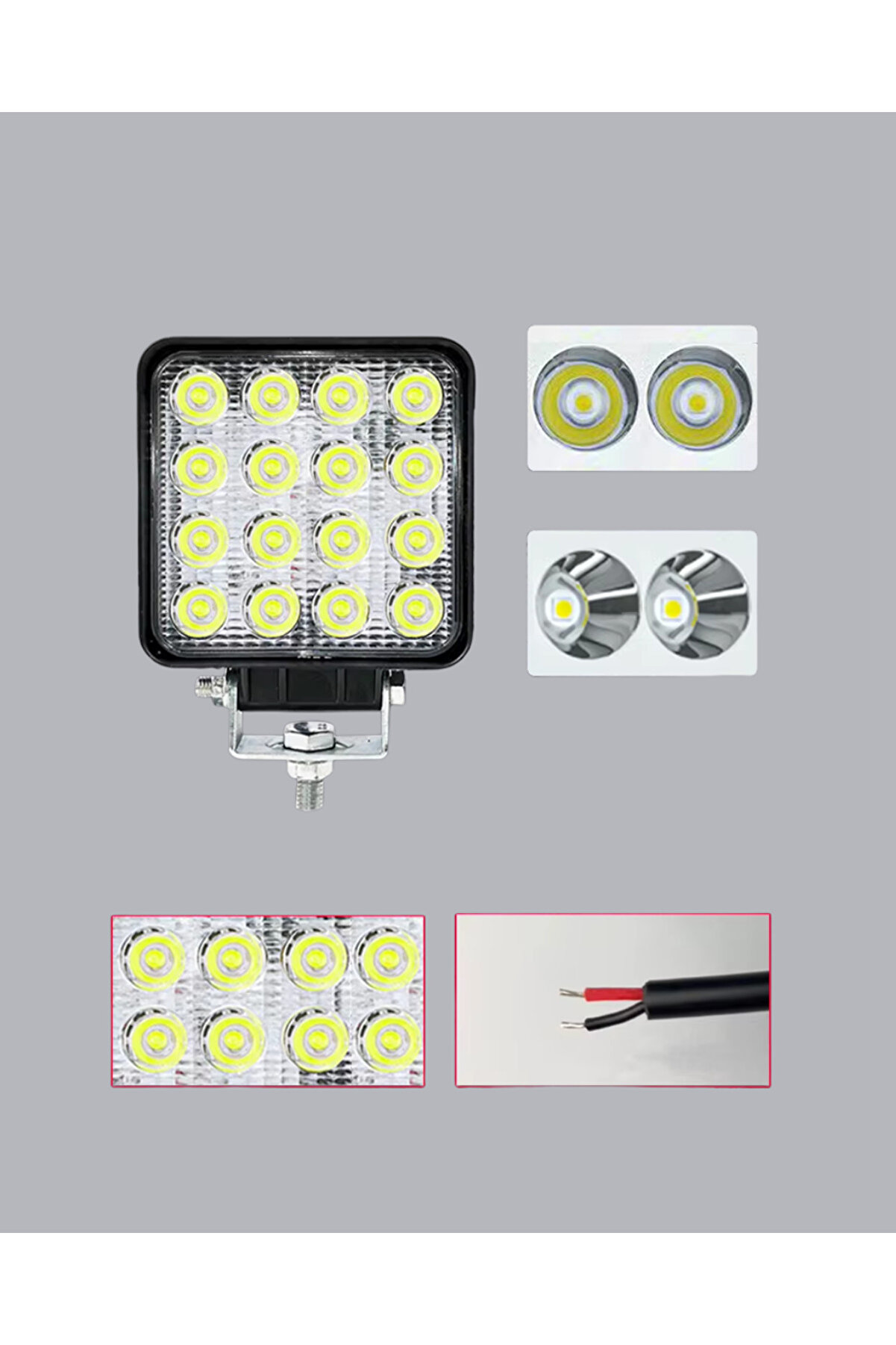 4X4 Off Road Led Aydınlatma – Traktör, Tekne, Forkli̇ft, Atv Uyumlu, Yüksek Parlaklık