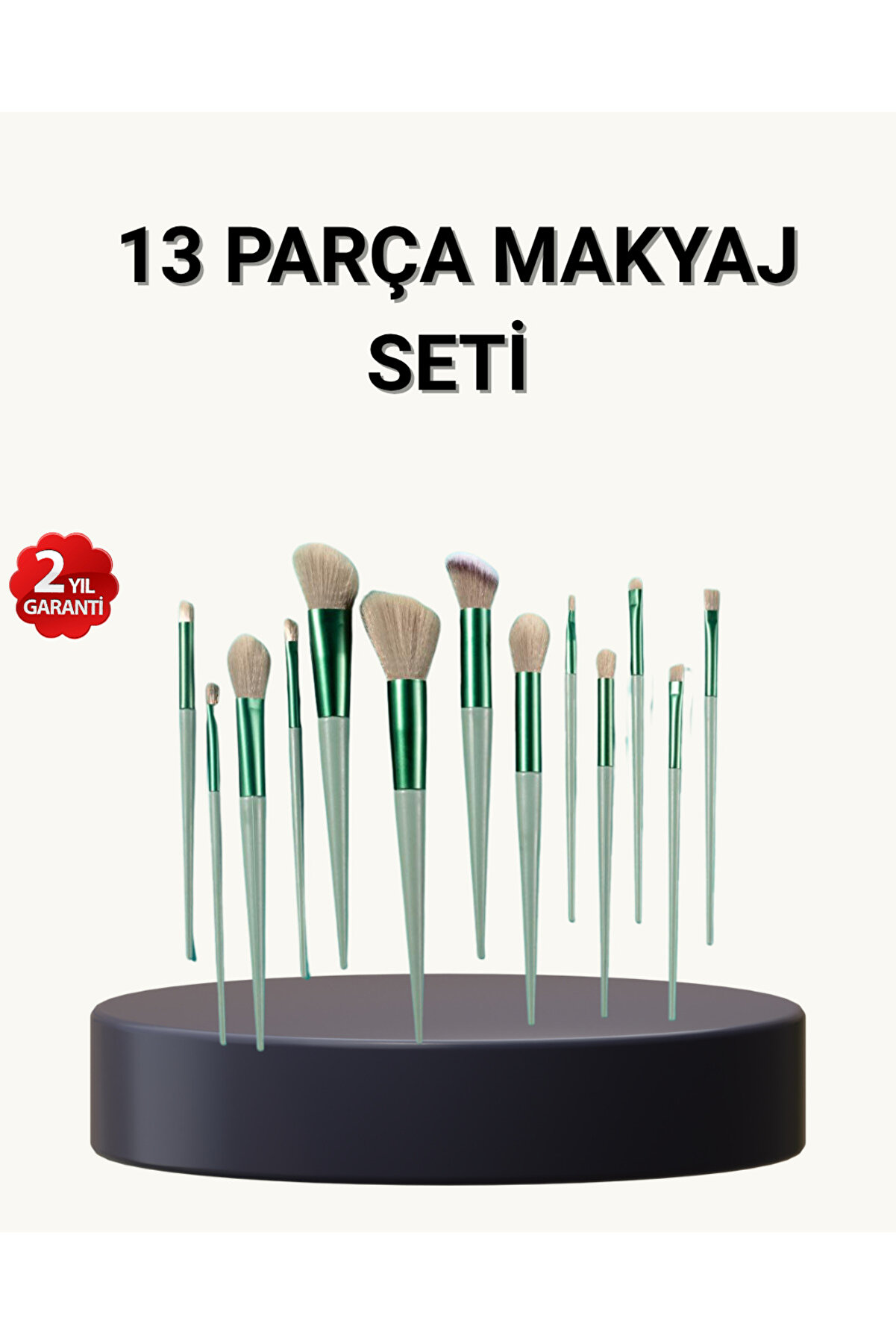 teknodayım 13’lü Yumuşak Kıllı Makyaj Fırça Seti – Profesyonel Kalite, Hassas Ciltlere Uygun