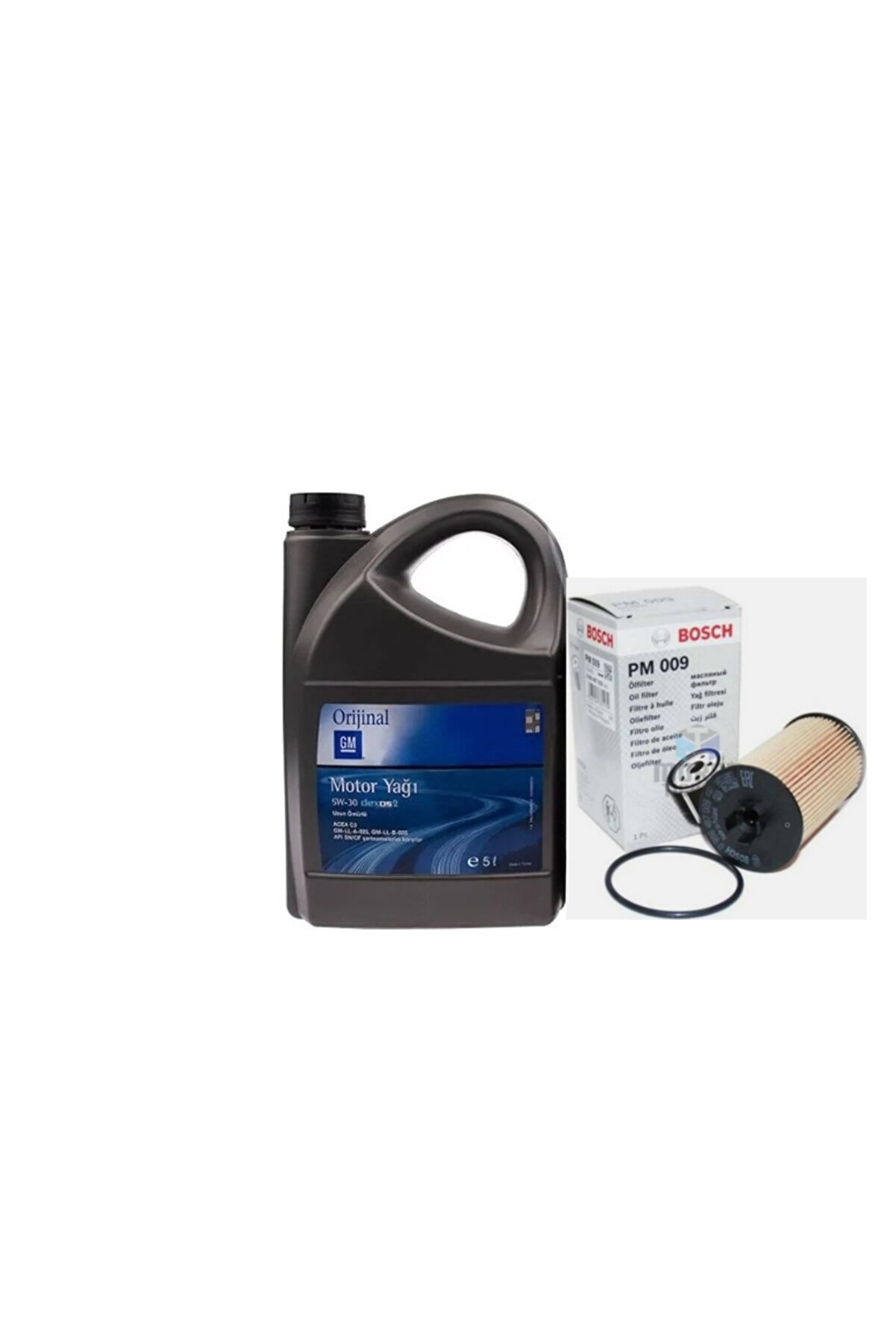 5W304 Lt Dexos 2 Motor Yağı 2024 Üreti̇m +Astra J1.6 Benzınlı Yağ Fi̇ltresi̇