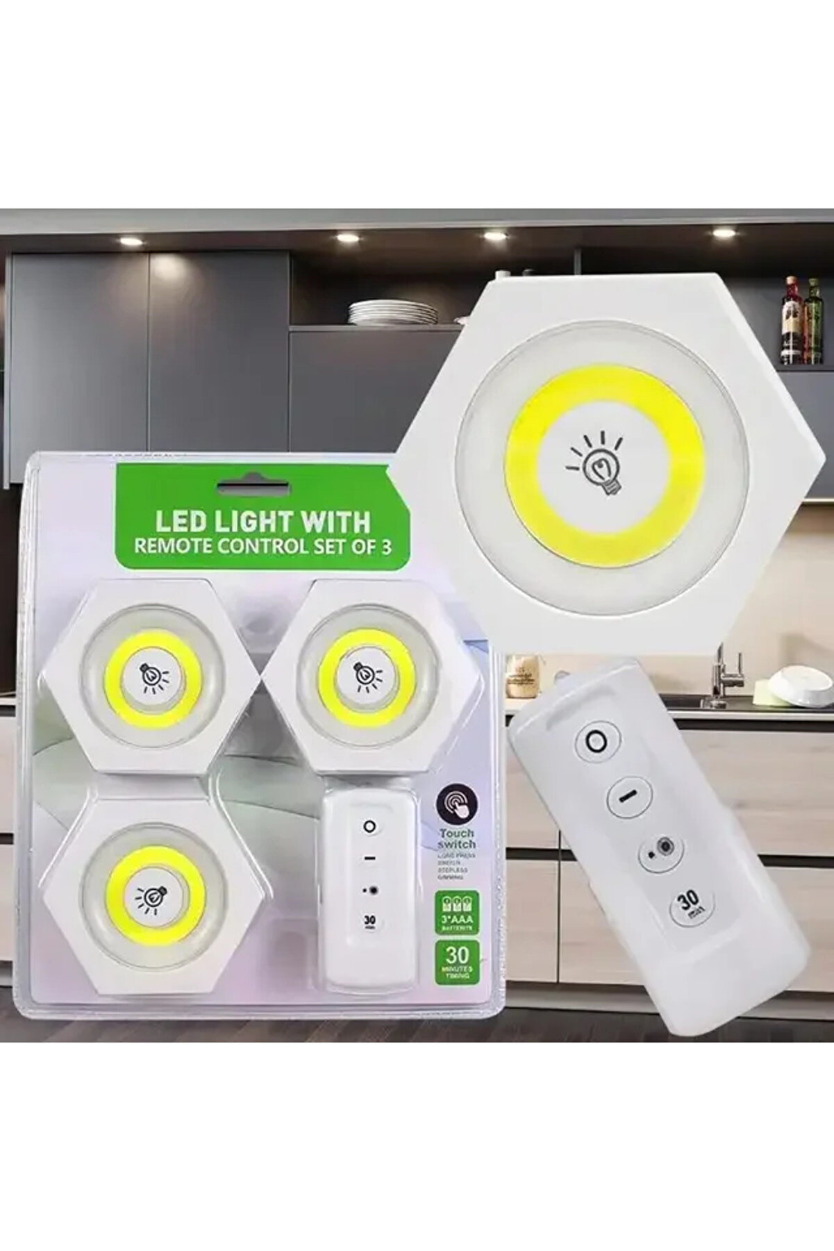 Go İthalat Uzaktan Kumandalı Led Işık Altı Gen [3 L&uuml; Set] (784)