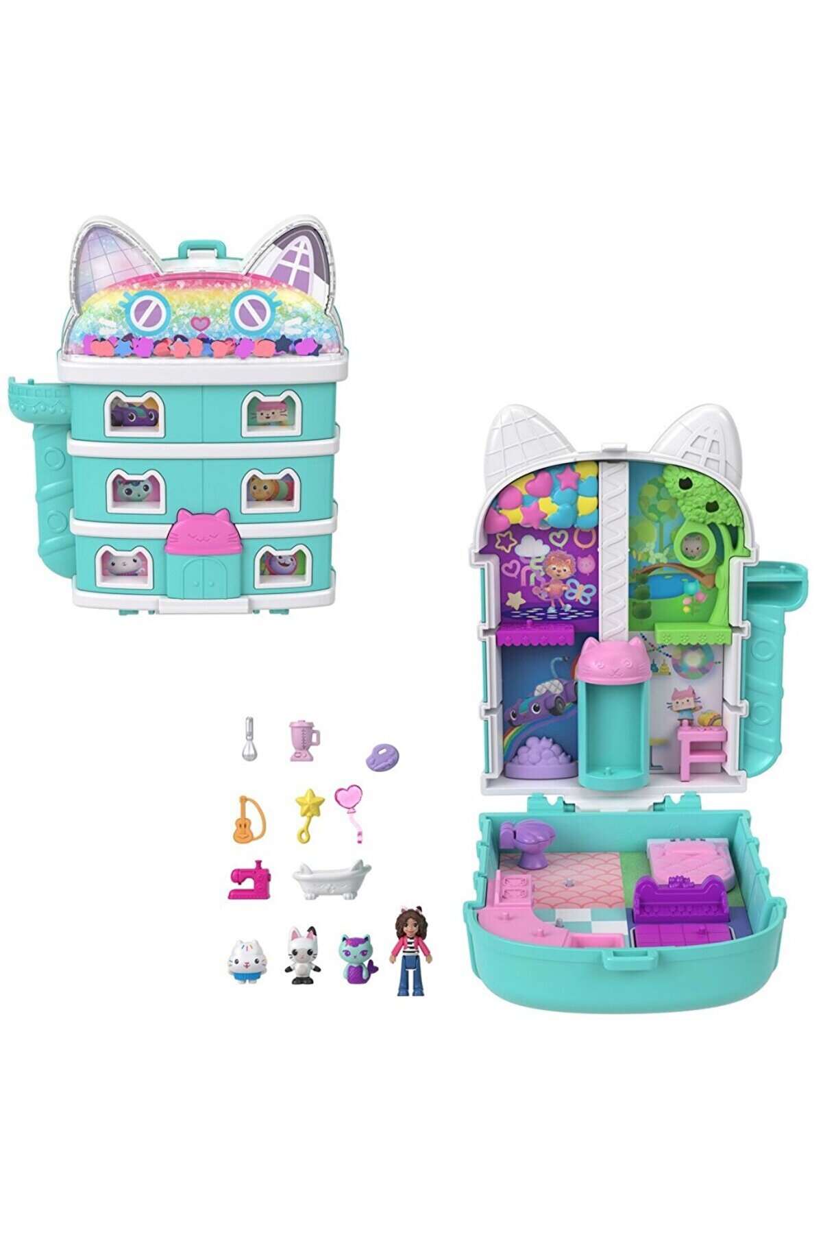 Toptan Bulurum JFV02 Gabbys Dollhouse Mini Oyun Seti