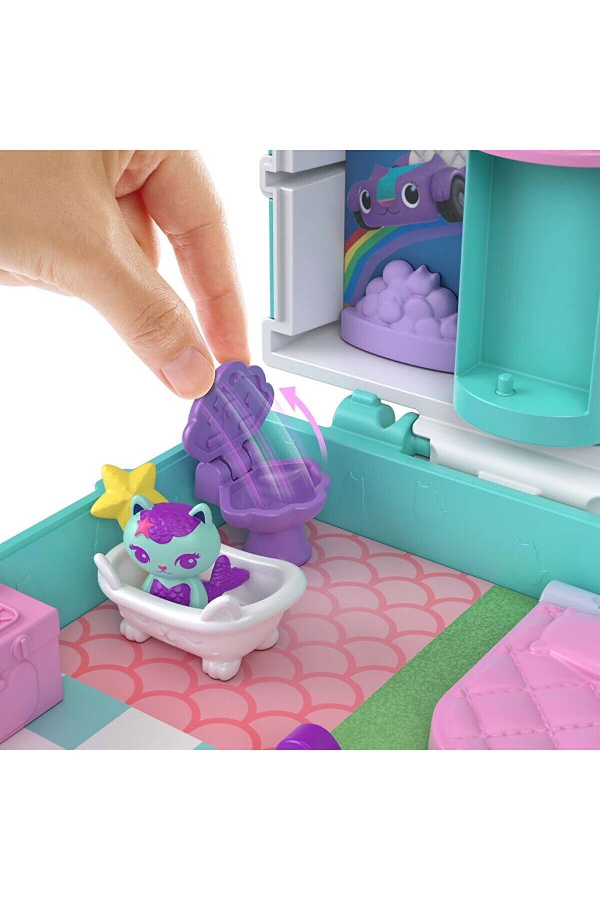 Jfv02 Gabbys Dollhouse Mi̇ni̇ Oyun Seti̇