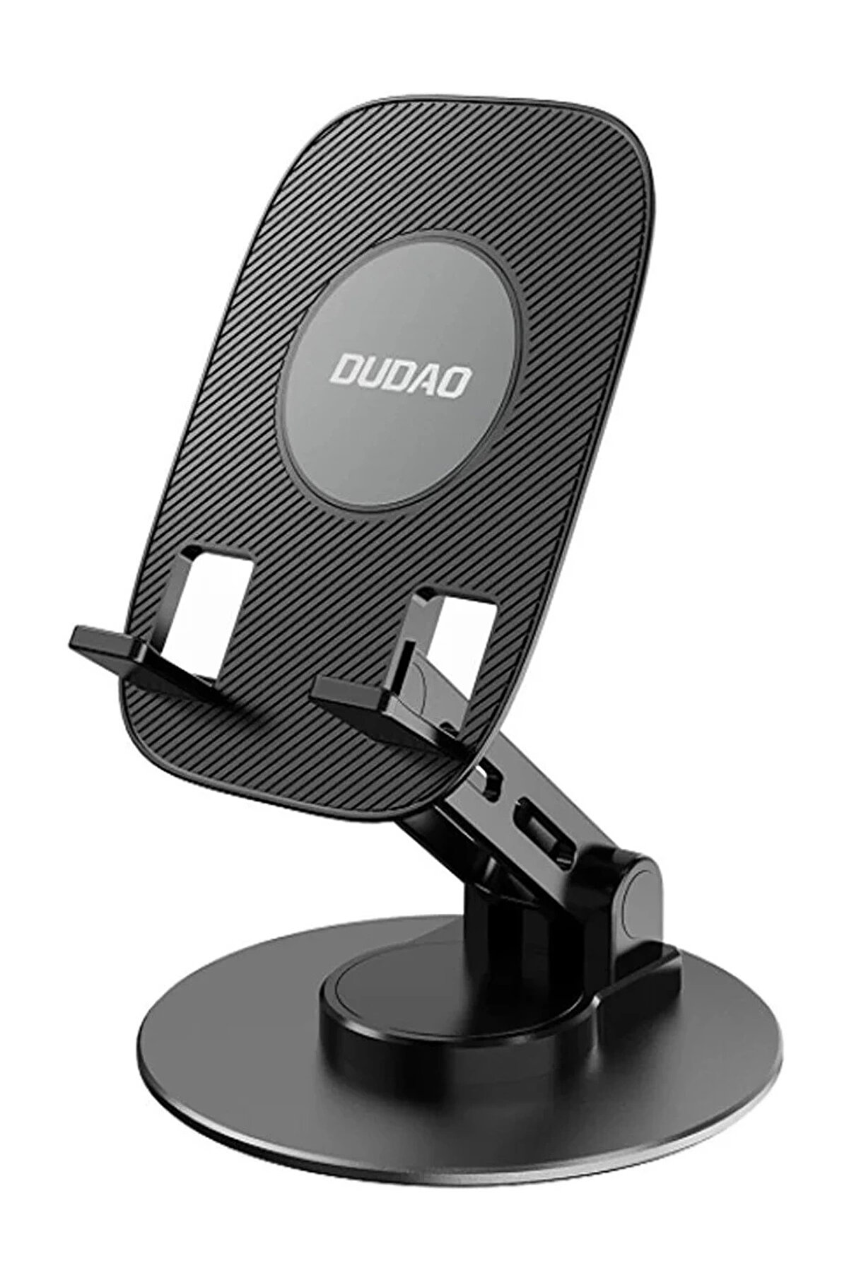 gizmurstore F17s Masaüstü Telefon Tutucu Döner Tabanı Alüminyum Paslanmaz Çelik Katlanabilir