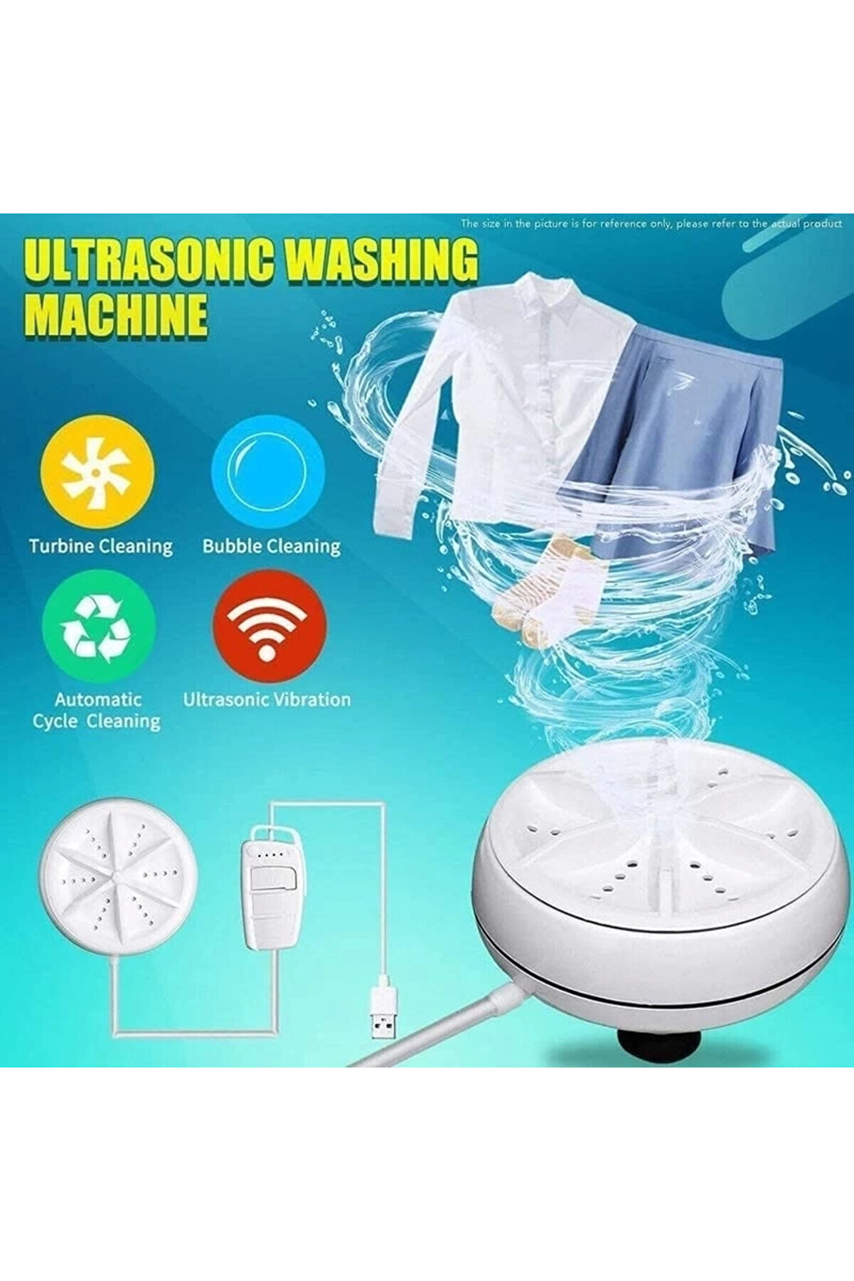 gizmurstore Mini Portatif Çamaşır Makinesi