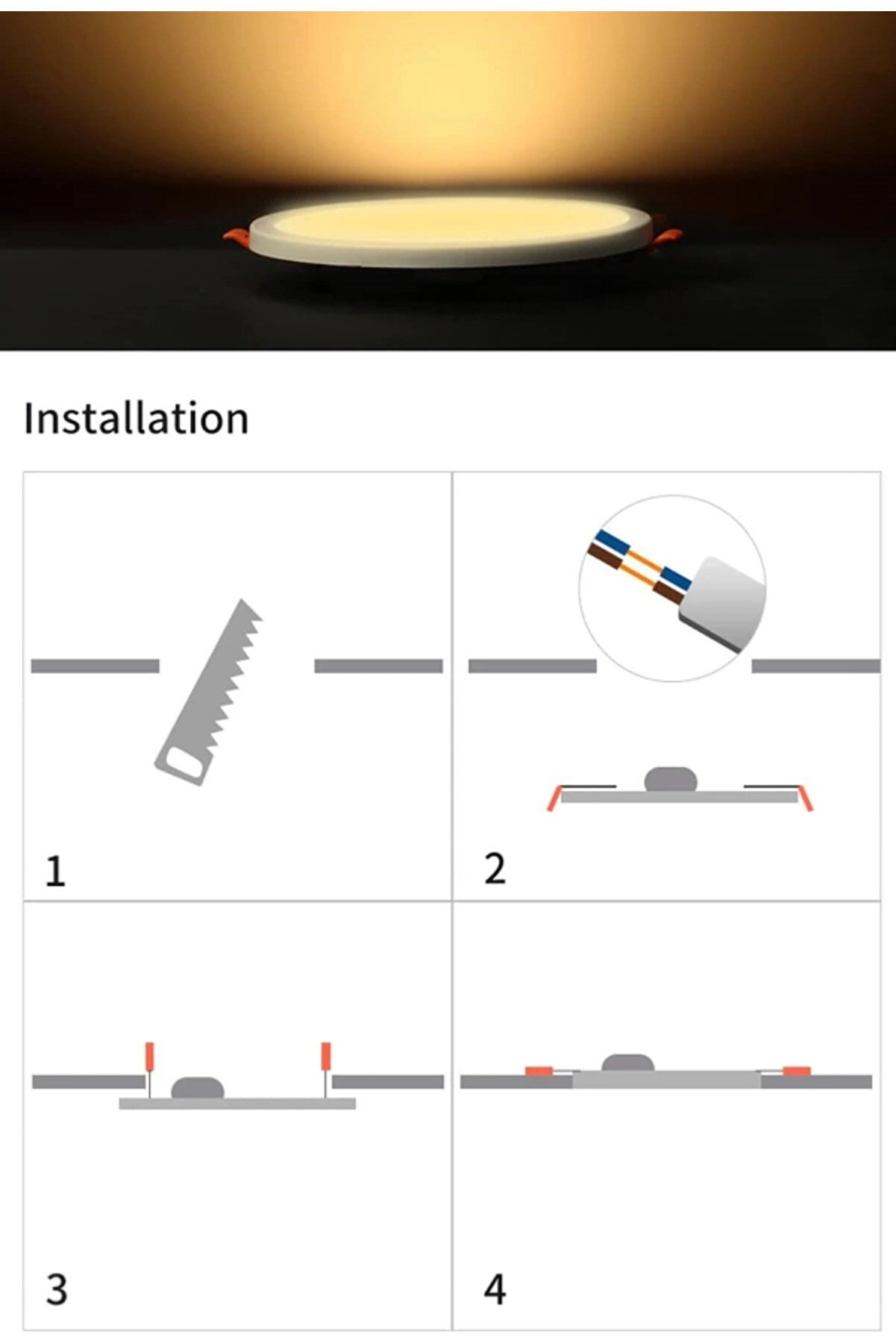 Cata Ct 5646 9W Led Spot 3200K Gün Işığı