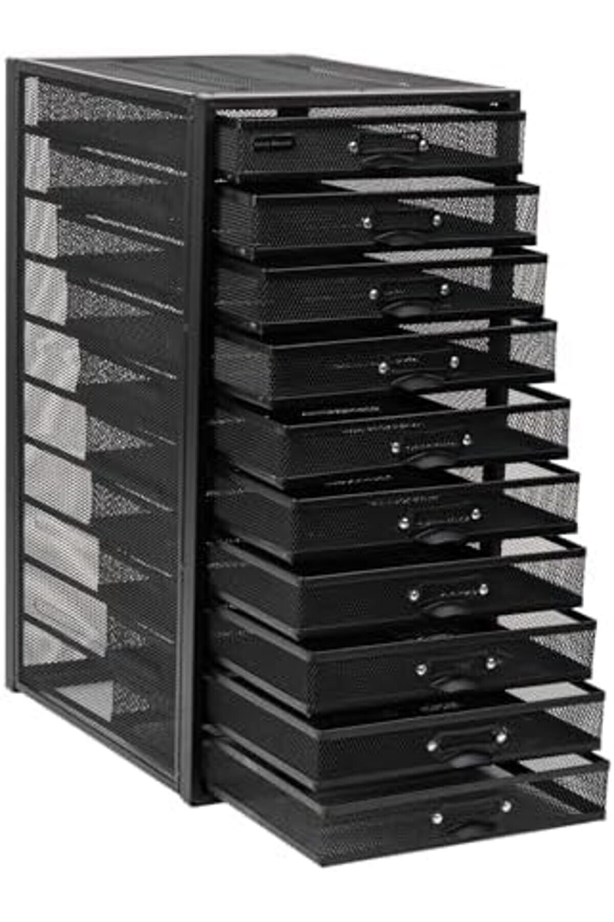 Reader Fi̇le Masa Düzenleyi̇ci̇, Ofi̇s Malzemeleri̇ Saklama, Çekmeceli̇ Di̇key Takı Kutusu, 10 Bölmeli̇, Güç