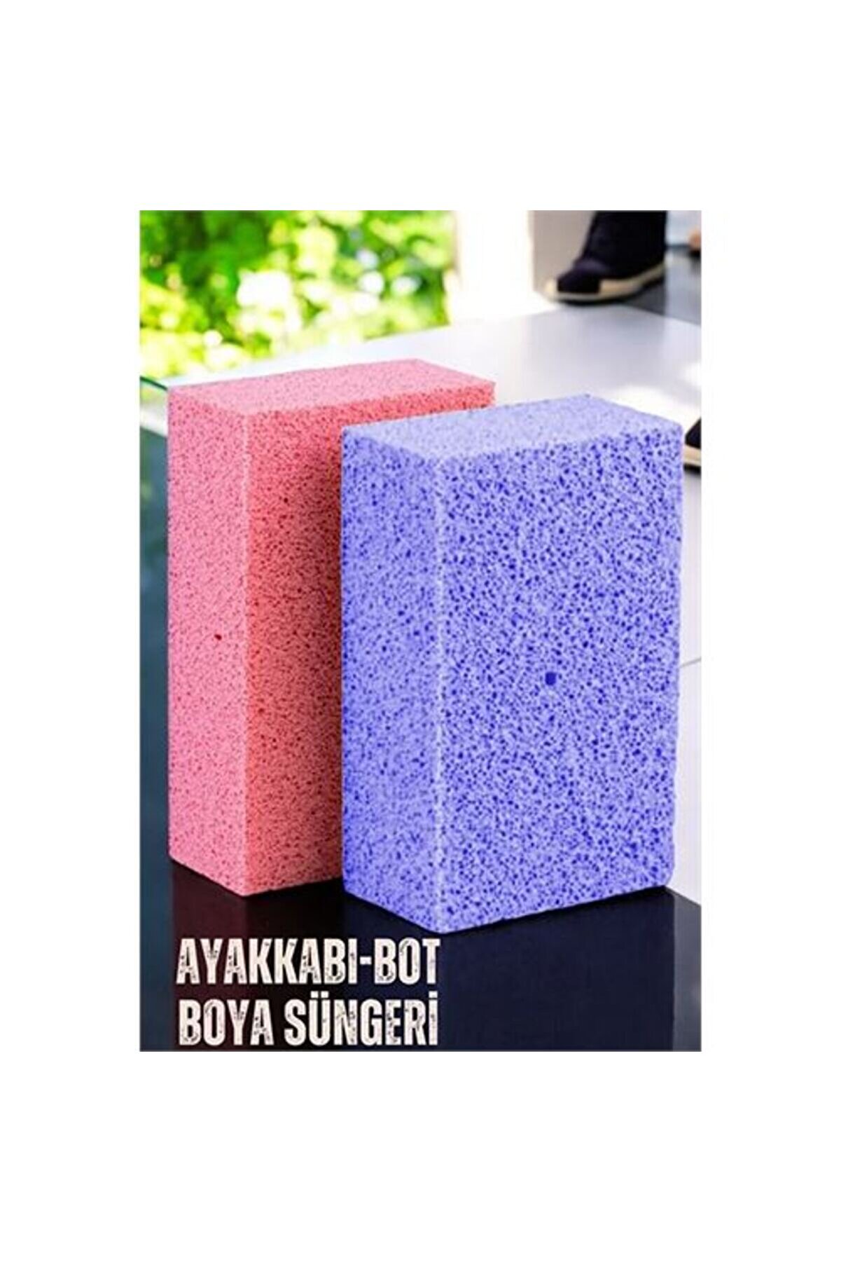 Toptan Bulurum Ayakkabı Boya Süngeri Bot Boyası Süngeri 2 Adet
