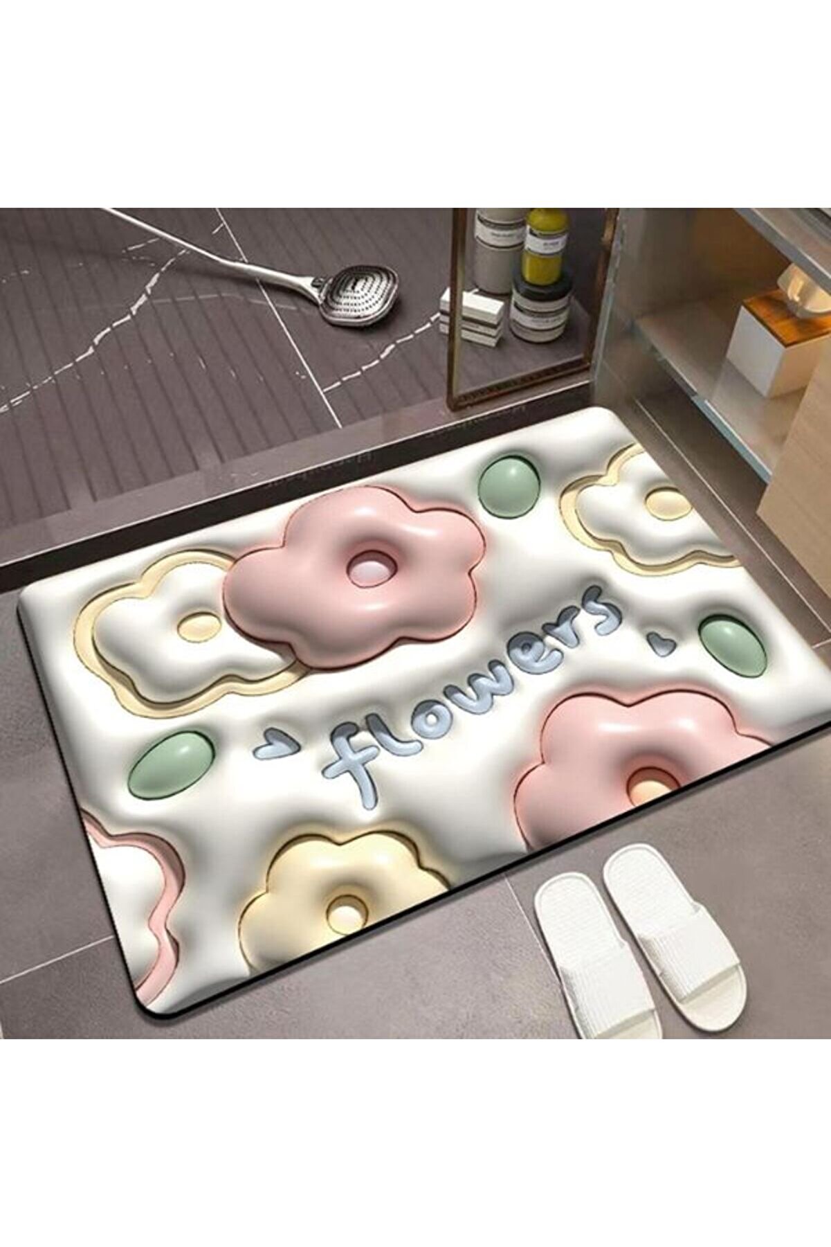 delta online Ultra Emici 3D Banyo Paspası