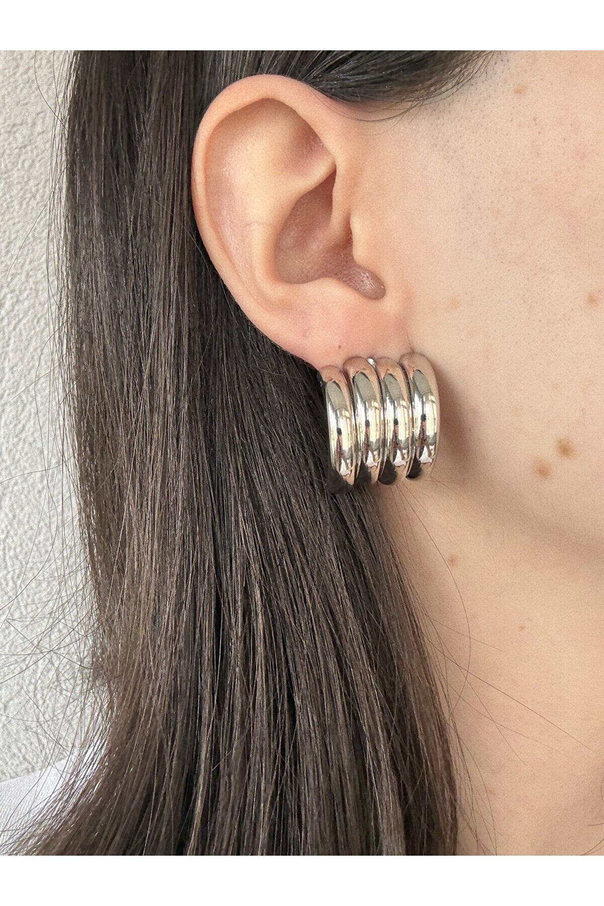 Ateli̇er Emi̇ne Si̇lver Çoklu Görünüm Küpe