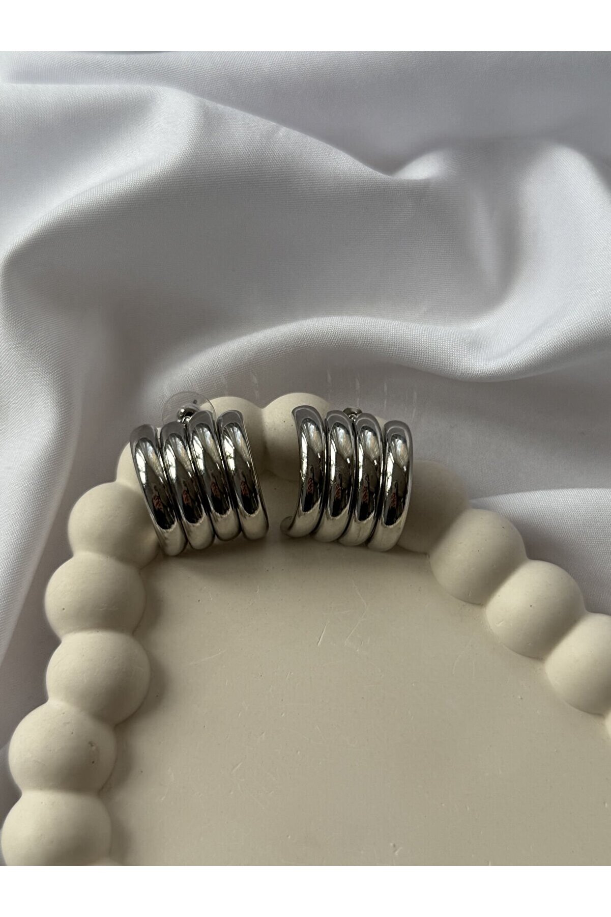 Ateli̇er Emi̇ne Si̇lver Çoklu Görünüm Küpe