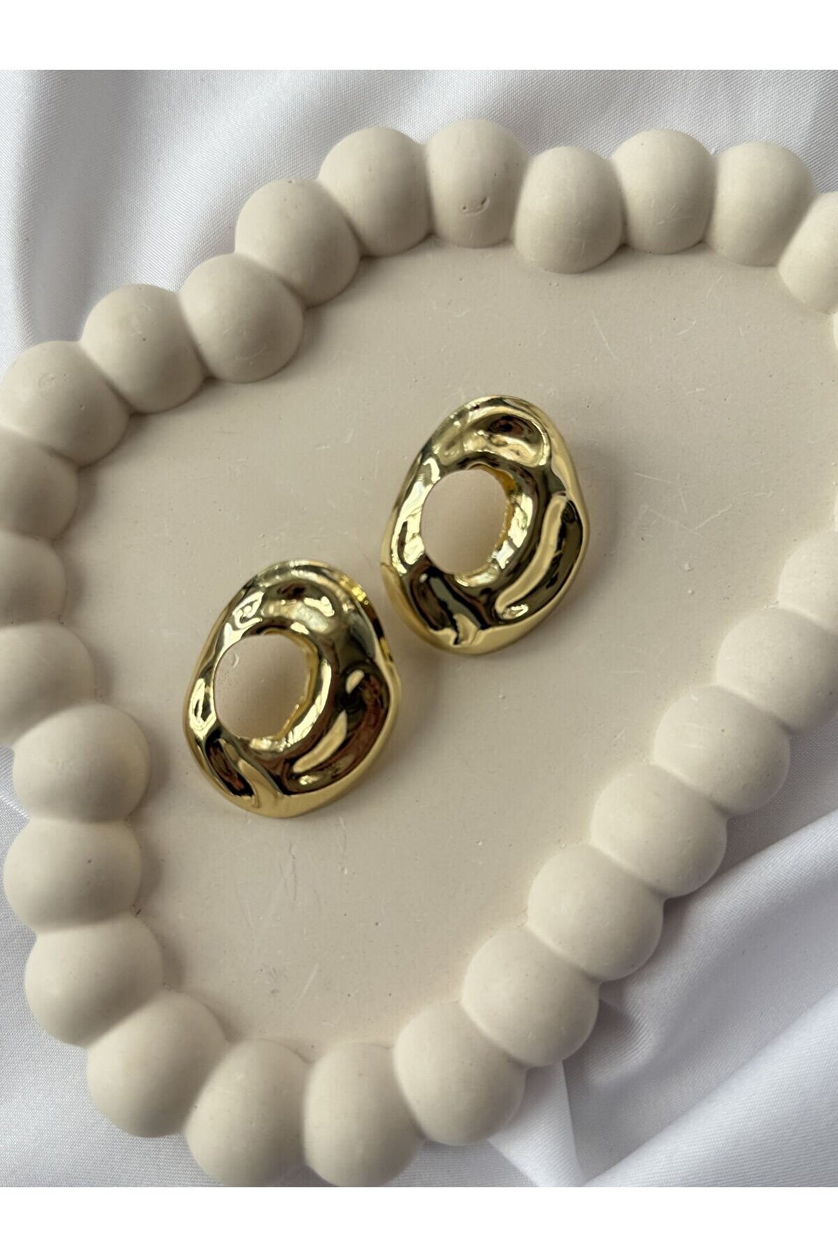 Ateli̇er Emi̇ne Gold Tasarım Küpe