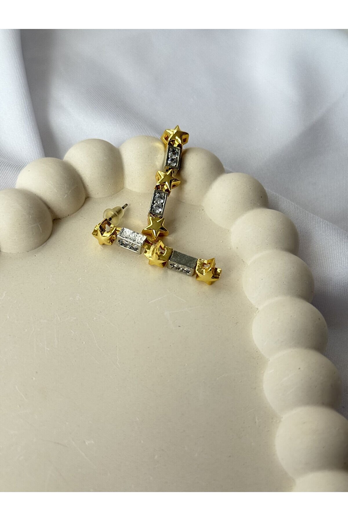 Ateli̇er Emi̇ne Yıldız Desenli̇ Sallantılı Küpe