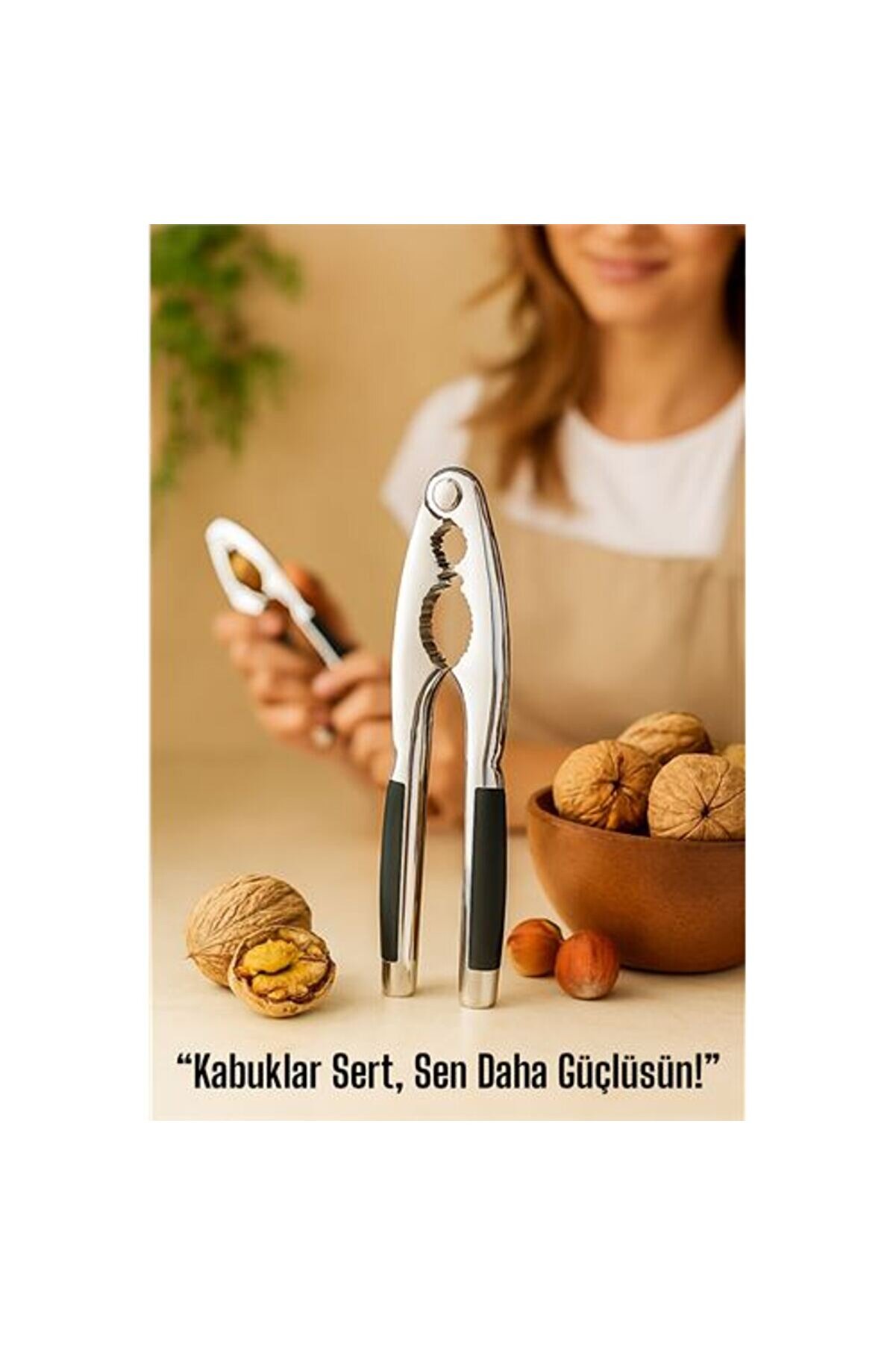 Toptan Bulurum Metal Ceviz Kıracağı – Kauçuk Tutma Yerli | Fındık, Ceviz, Badem İçin Ergonomik Kırıcı