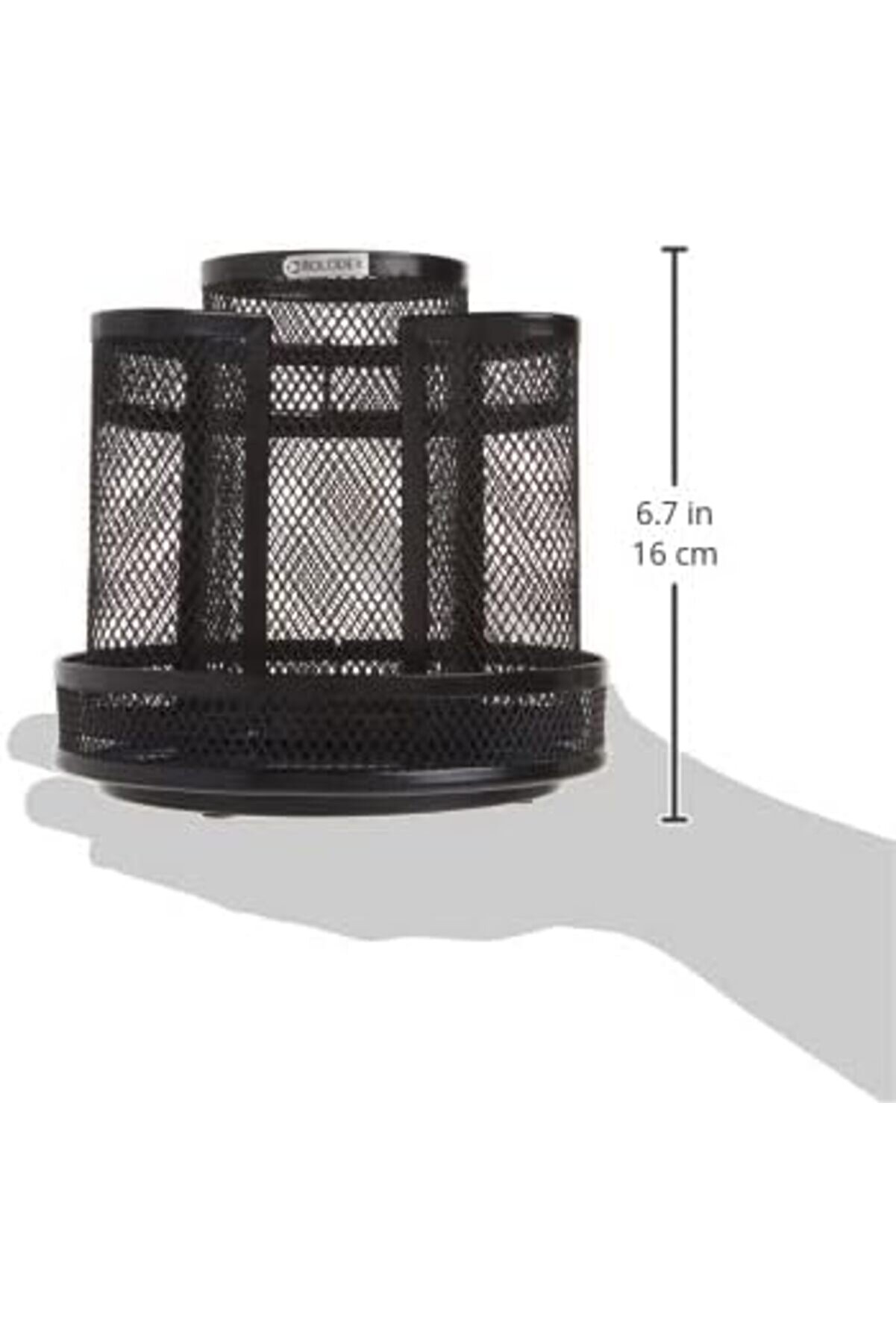 Modaflux Mesh 1773083 Çalışma Masası Ayırıcı, Döndürülebi̇li̇r, Si̇yah Polynova 395519