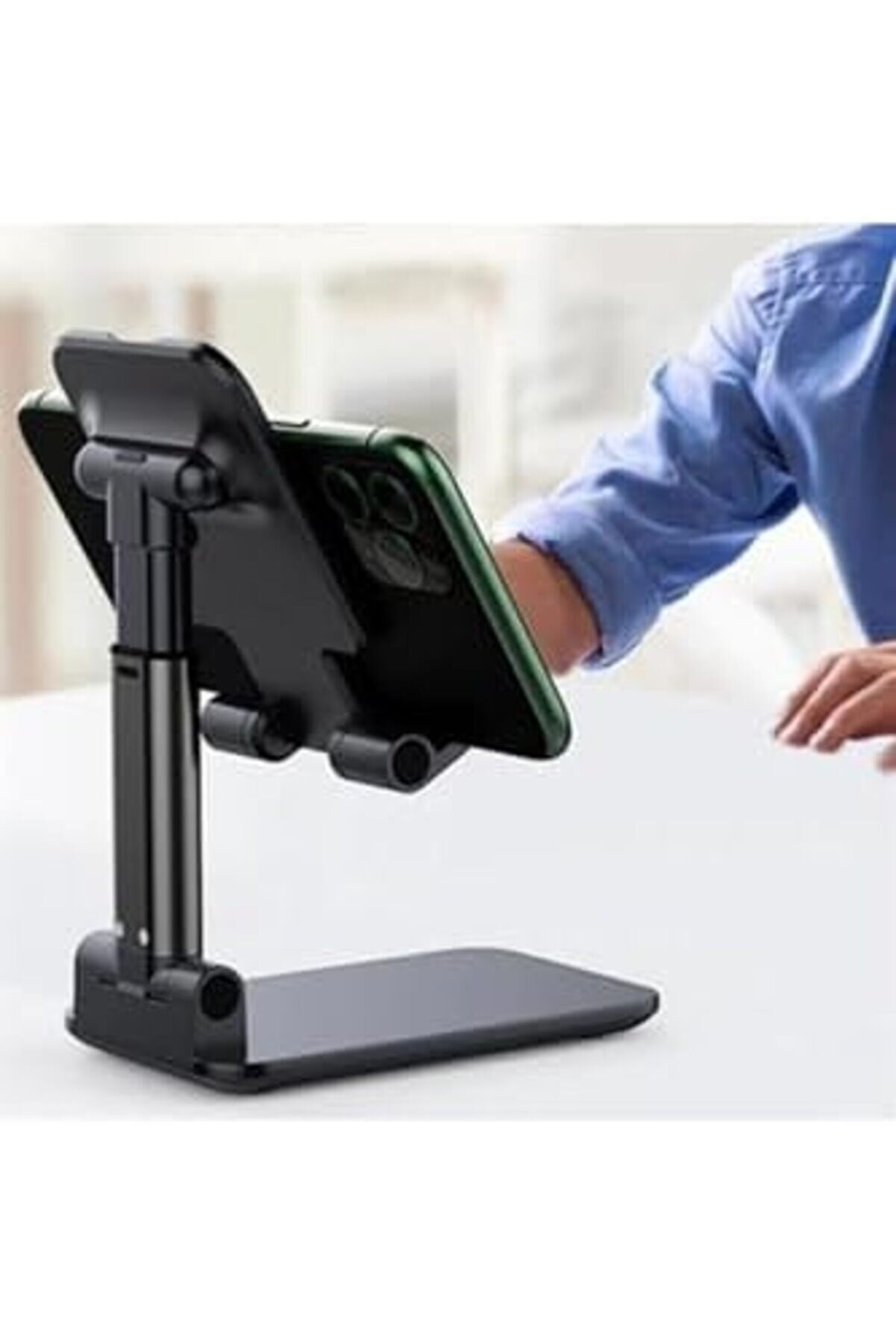 Aclyashop Si̇yah Aynalı Cep Telefonu Sabi̇tleyi̇ci̇ Katlanabi̇li̇r Ayarlanabi̇li̇r Telefon 1058548