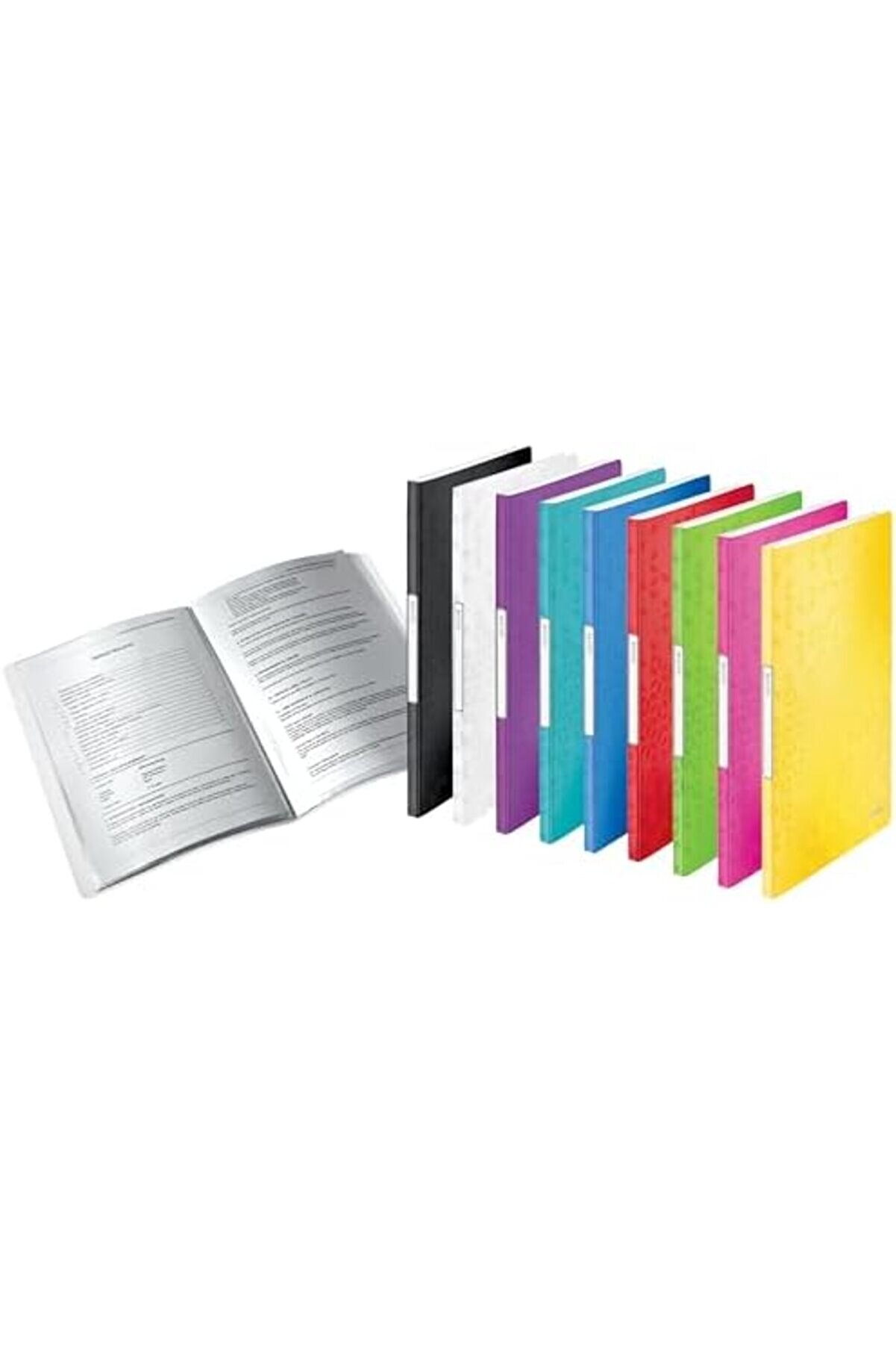 Aclyashop Wow A4 Sunum Dosyası, Metali̇k Mor, 20 Şeffaf Poşetli̇, 40 A4 Sayfa Kapasi̇teli̇, 46310062 New