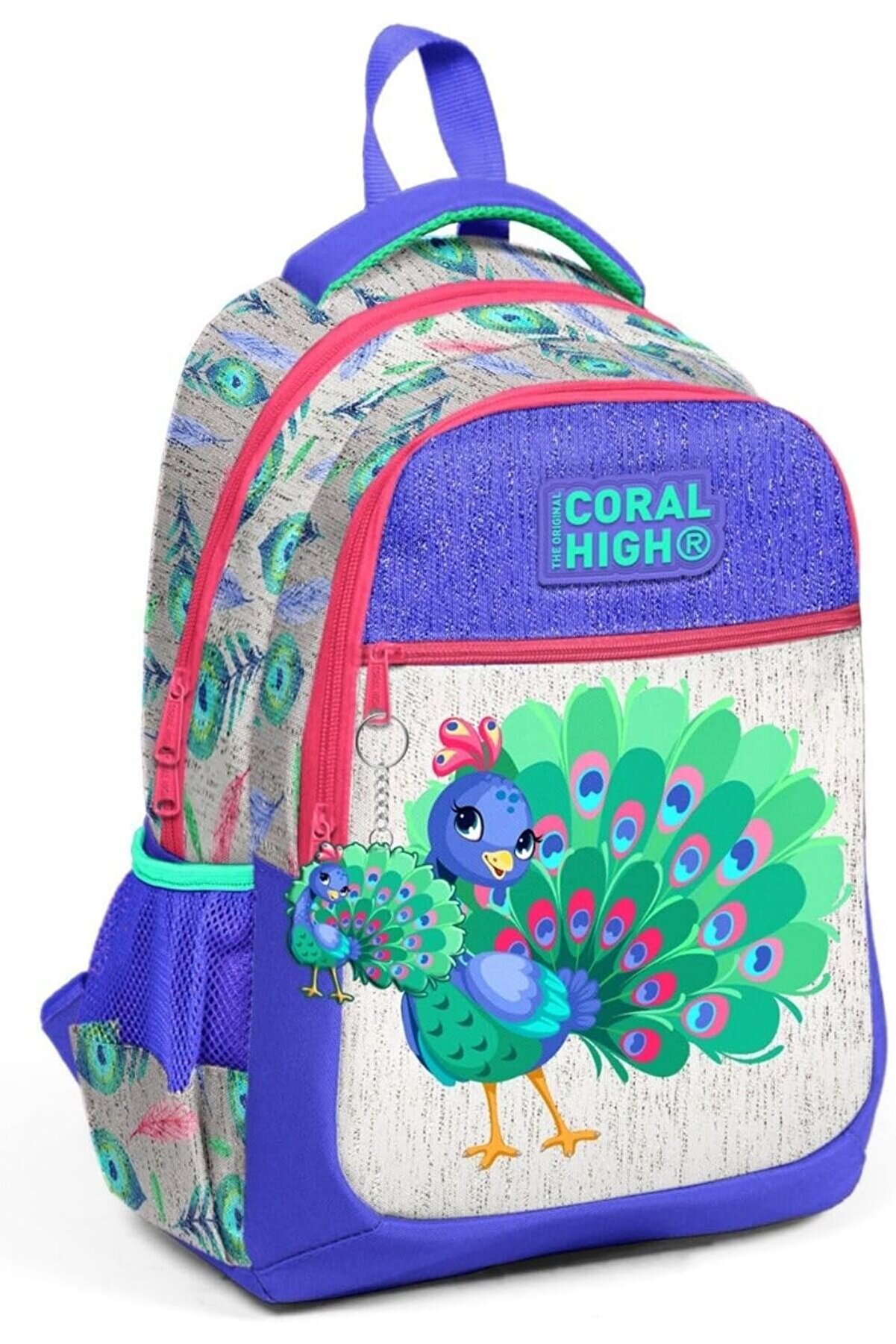 Lvnshop Kız &Ccedil;ocuk İlkokul Ve Ortaokul Sırt &Ccedil;antası - Yeşi̇l Tavuskuşu 224120