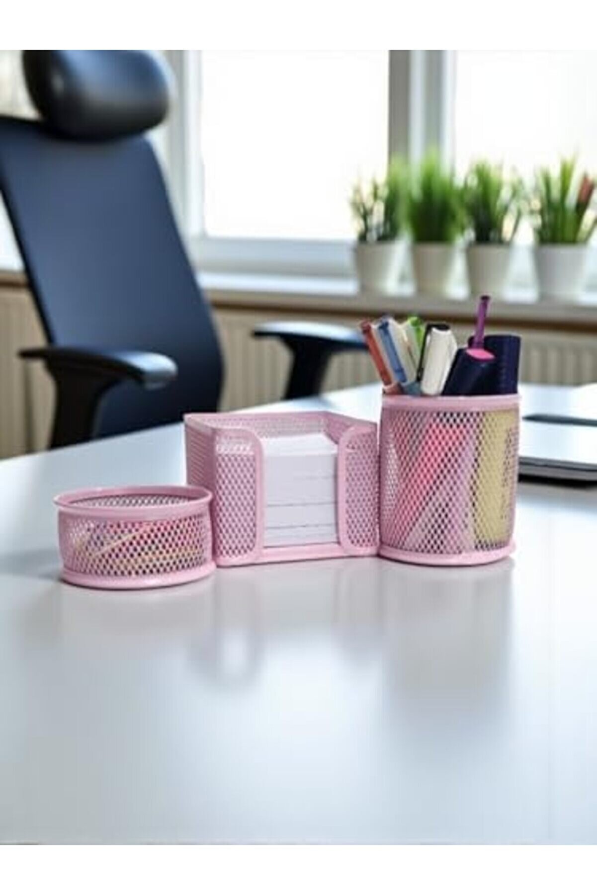 Lvnshop Masaüstü 3 Lü Toz Pembe Seti̇ Nd-1001 224120