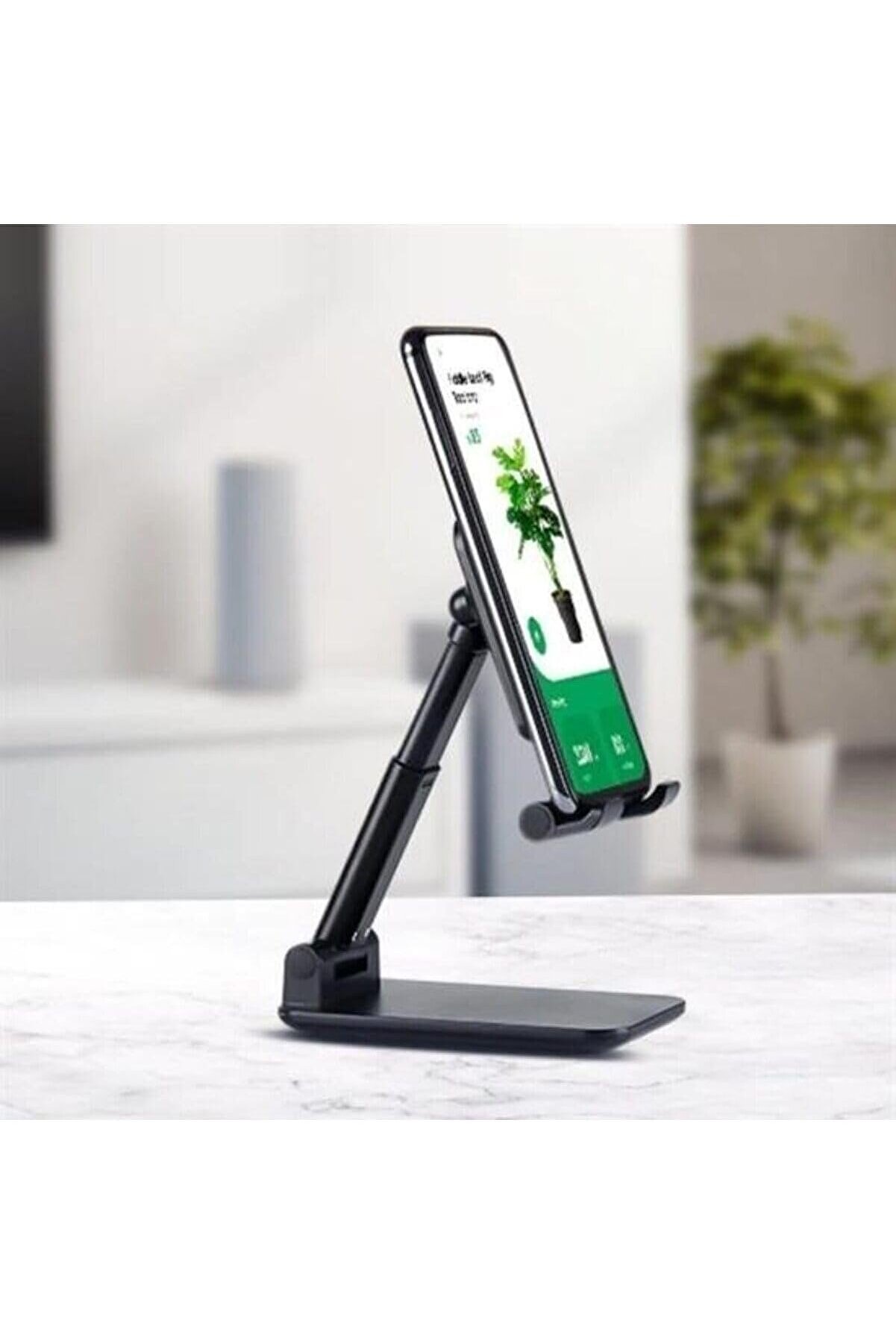 STOREMAX aclyashop Siyah Aynalı Cep Telefonu Sabitleyici Katlanabilir Ayarlanabilir Telefon 1058548