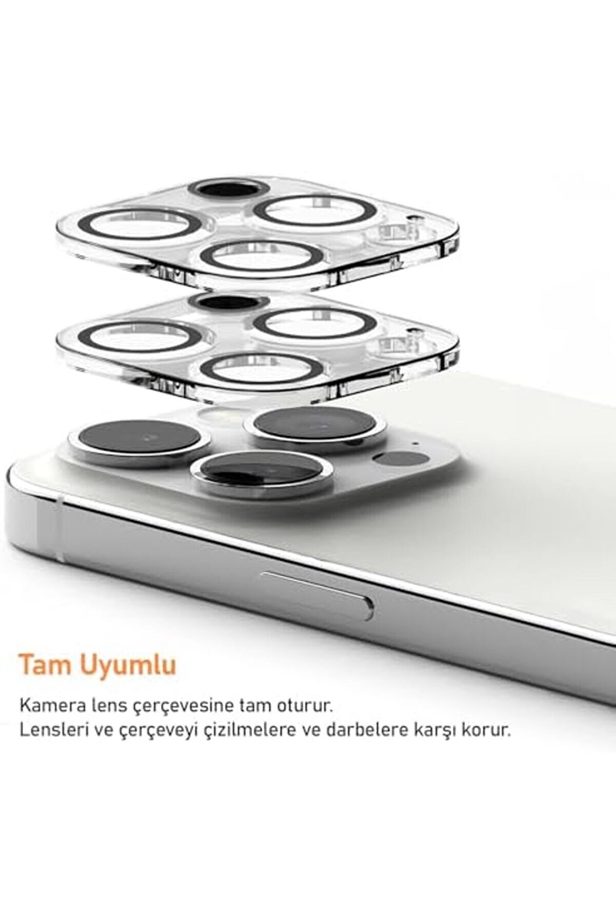 Polyspark Labs Camera Lens 2 Adet Kamera Lens Protector ( 16 Pro Max/ 16 Pro) Modaflow Uyumlu