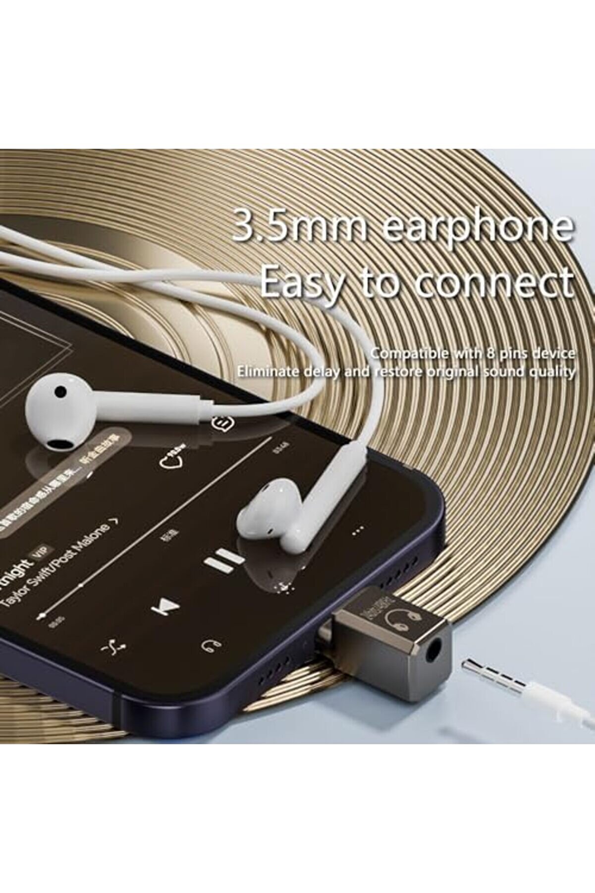 3.5Mm Kulaklık Yüksek Ses  Uyumlu Kali̇tesi̇ Çevi̇ri̇ci̇