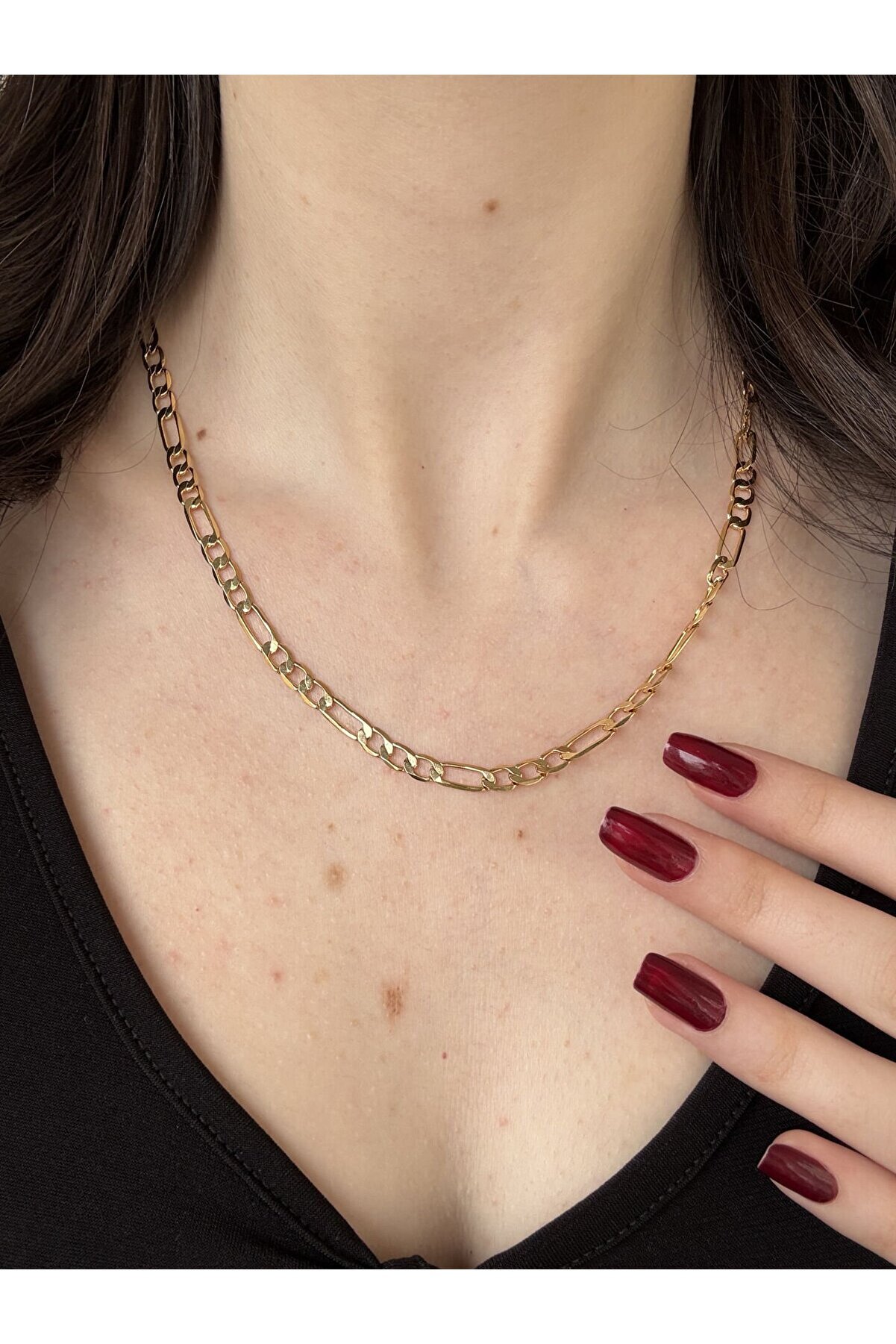 Ateli̇er Emi̇ne Gold Fi̇garo Zi̇nci̇r Kolye