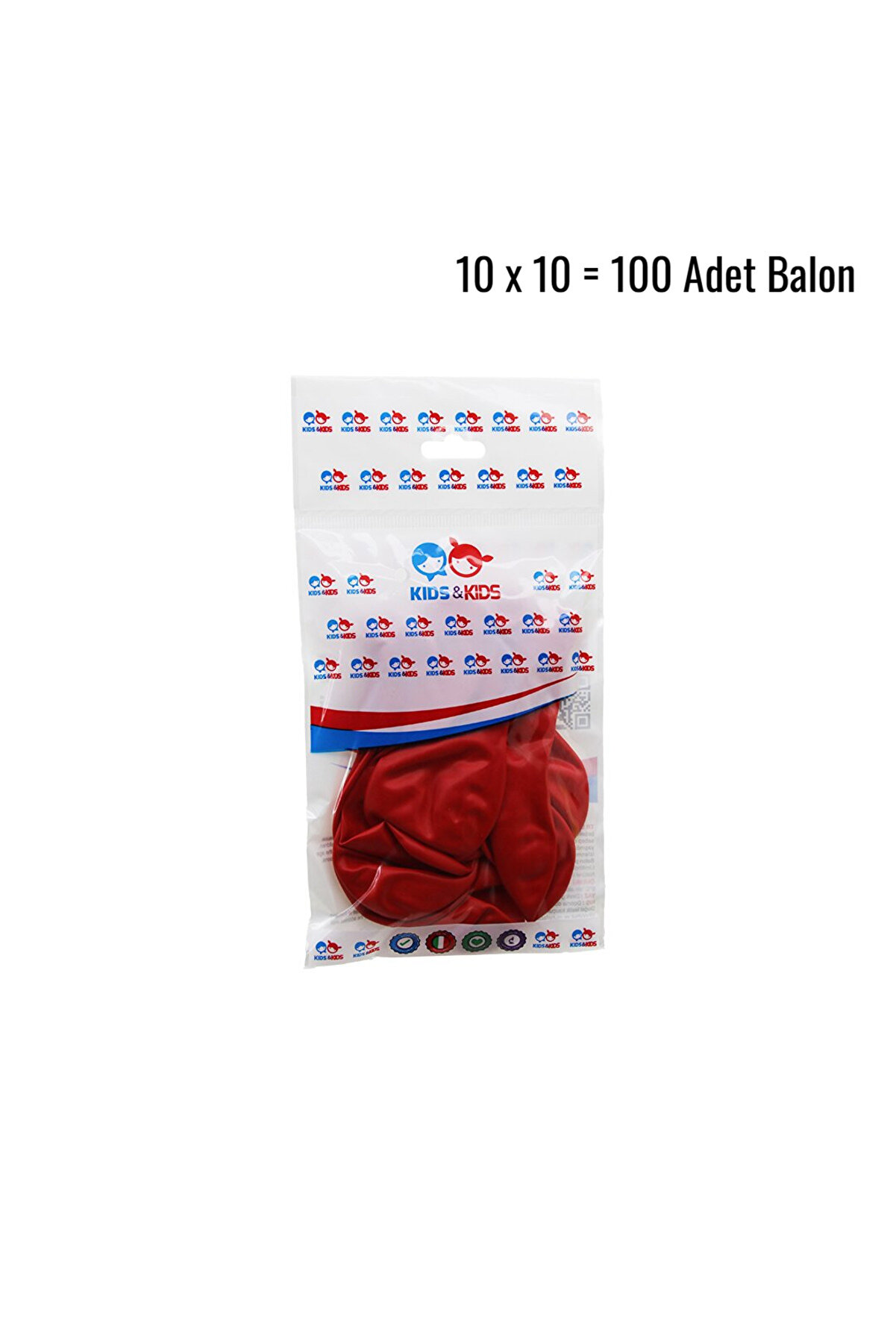 Go İthalat Kırmızı 100Pcs Balon G-90A (4457)