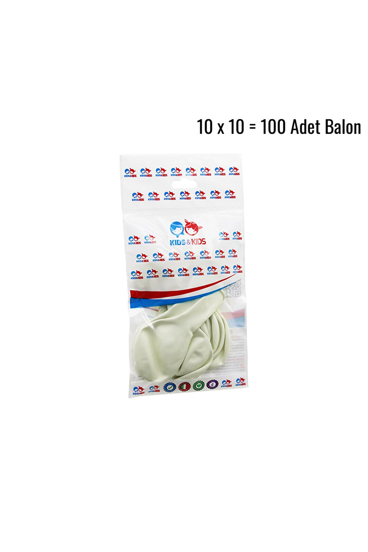 Go İthalat Beyaz 100Pcs Balon G-90A (4457)